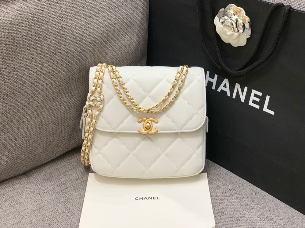 샤넬 CC 로고 Ado 아도 체인 백팩 