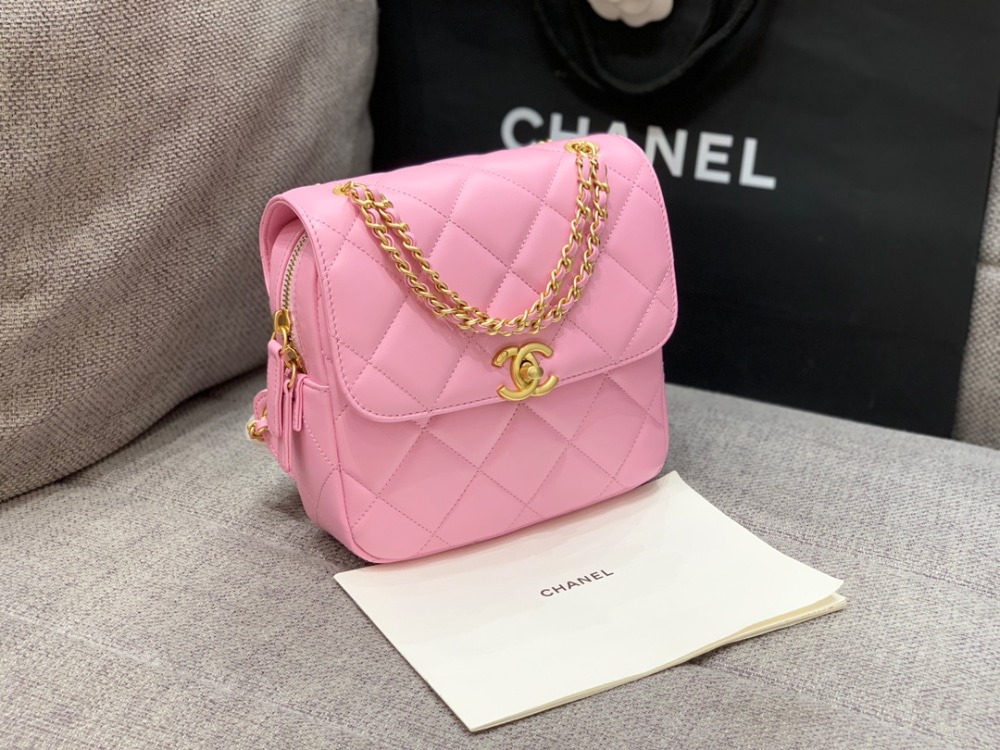 샤넬 CC 로고 Ado 아도 체인 백팩 