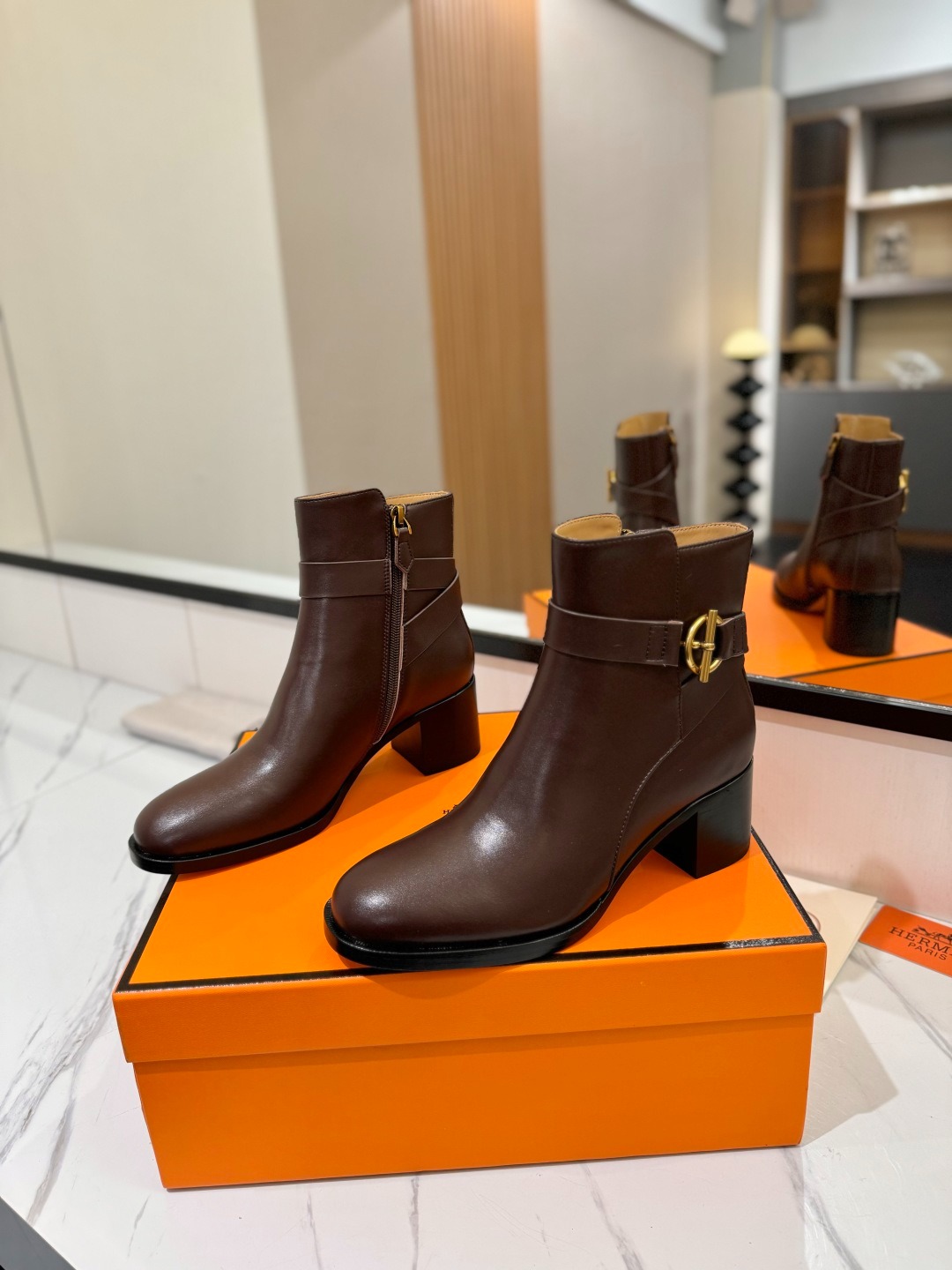 에르메스 프리미엄 라이더 부츠