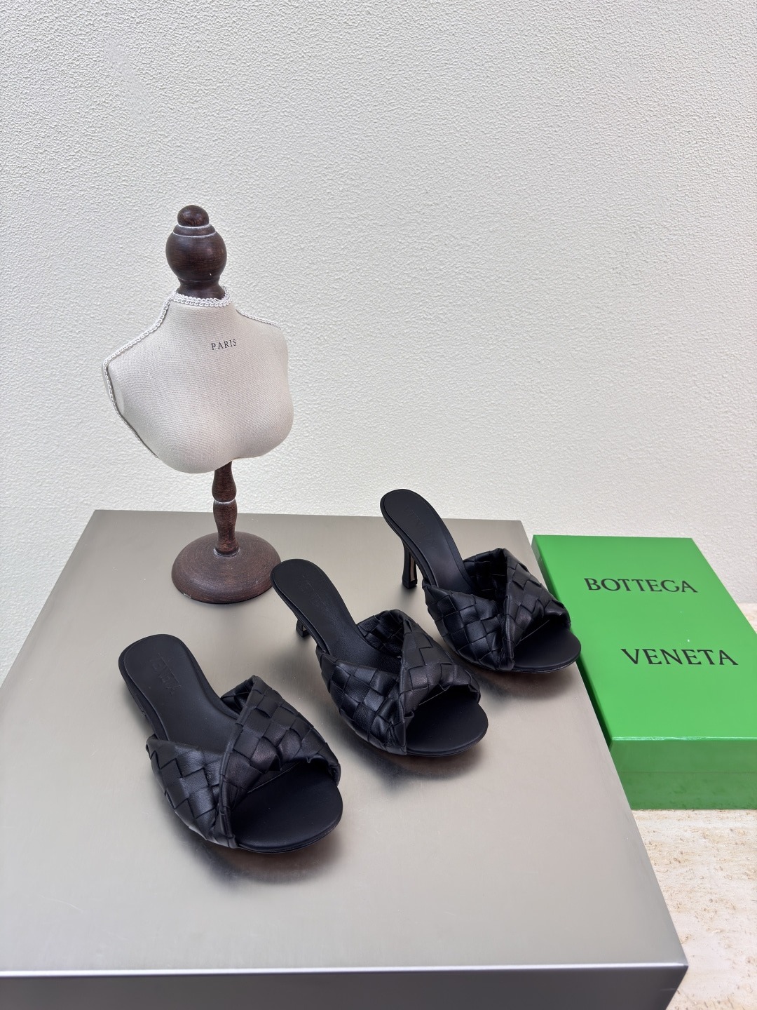 보테가베네타 블링크 메쉬 슬리퍼