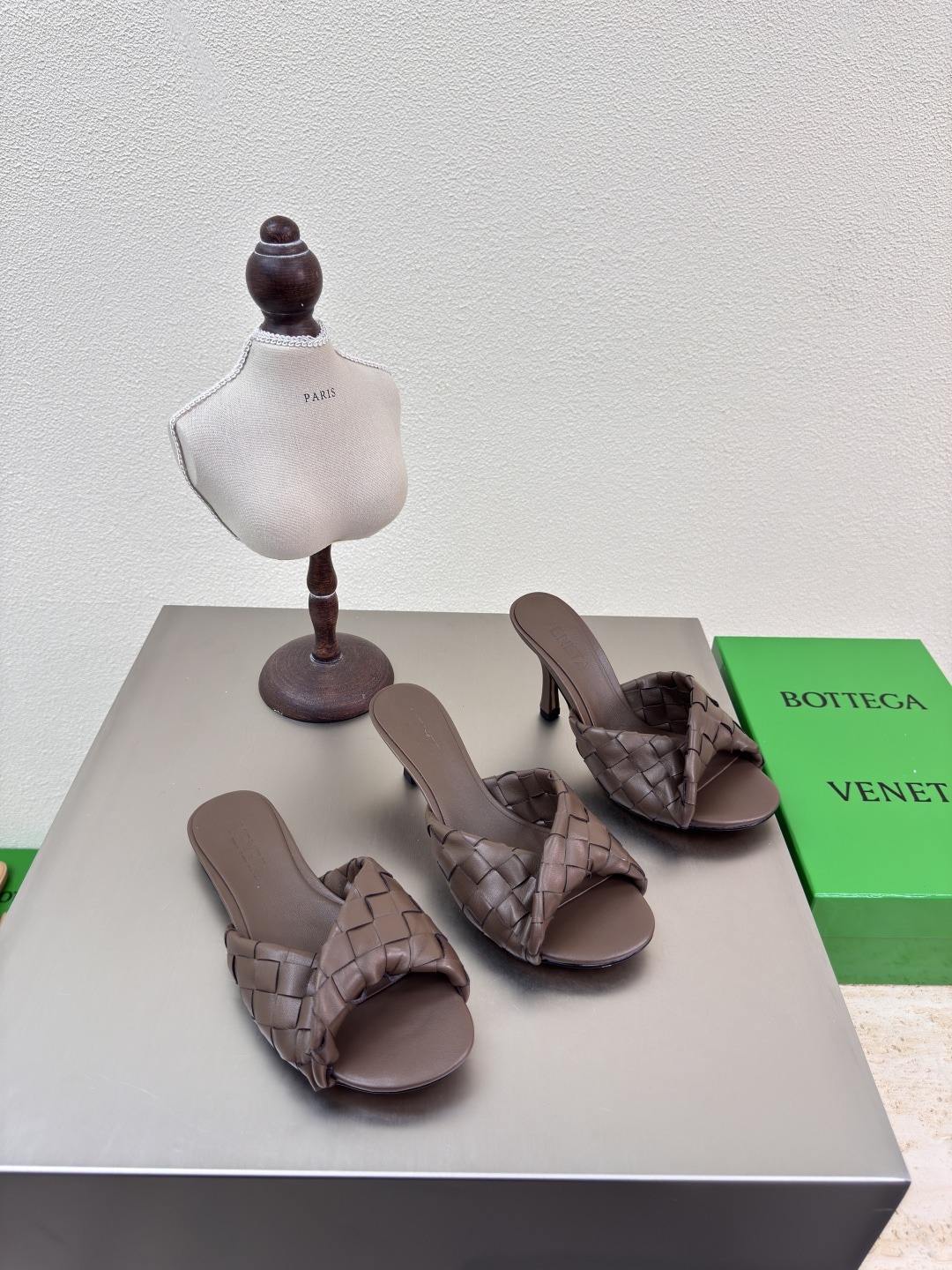 보테가베네타 블링크 메쉬 슬리퍼