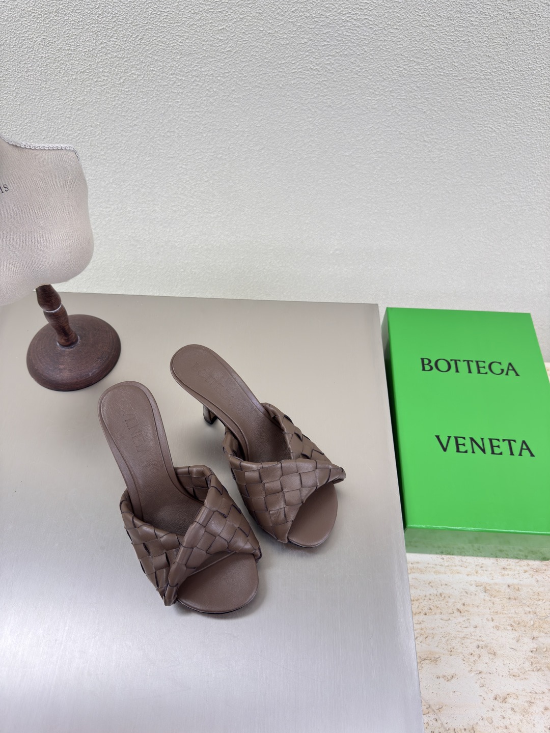 보테가베네타 블링크 메쉬 슬리퍼