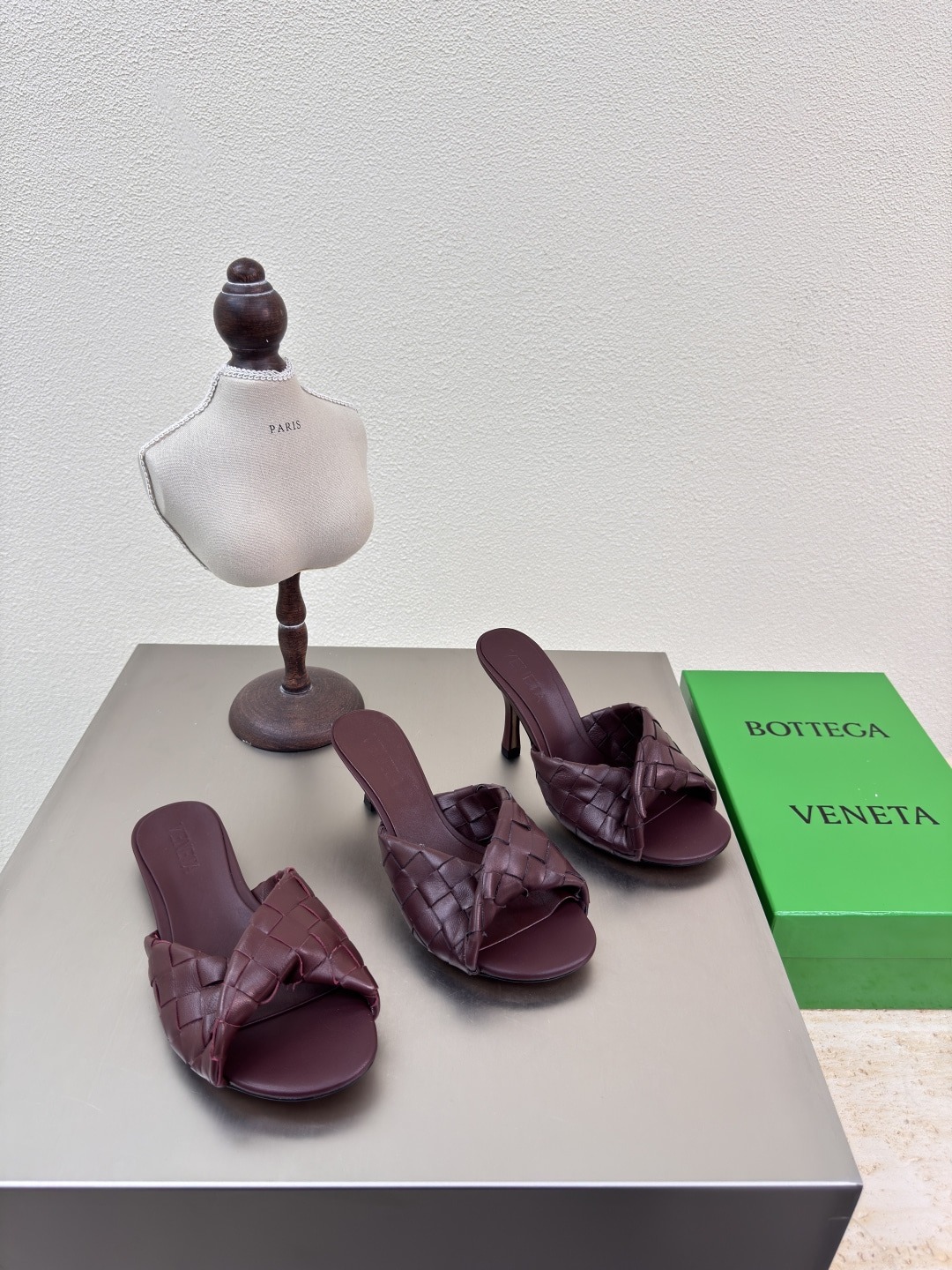 보테가베네타 블링크 메쉬 슬리퍼