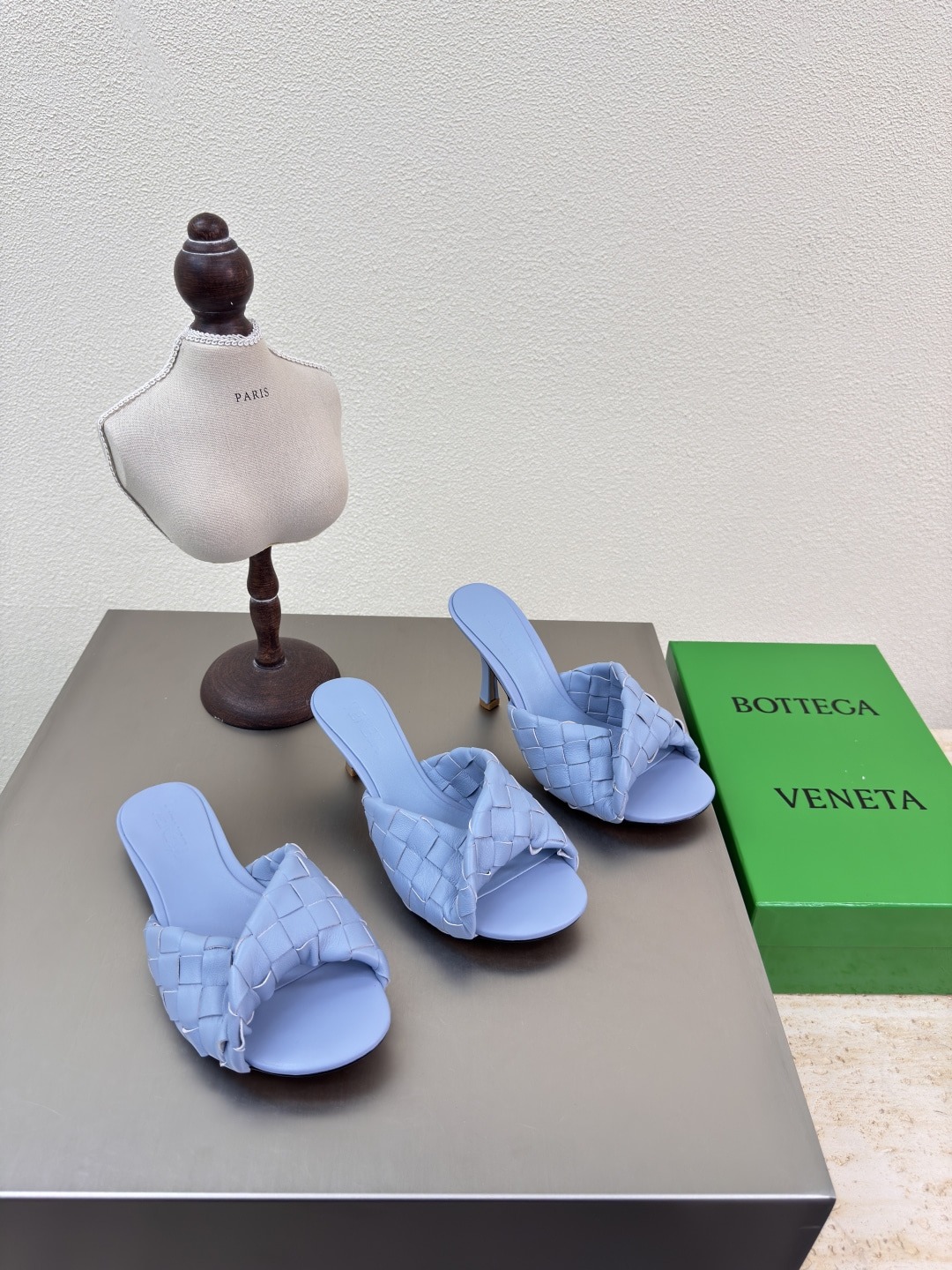보테가베네타 블링크 메쉬 슬리퍼