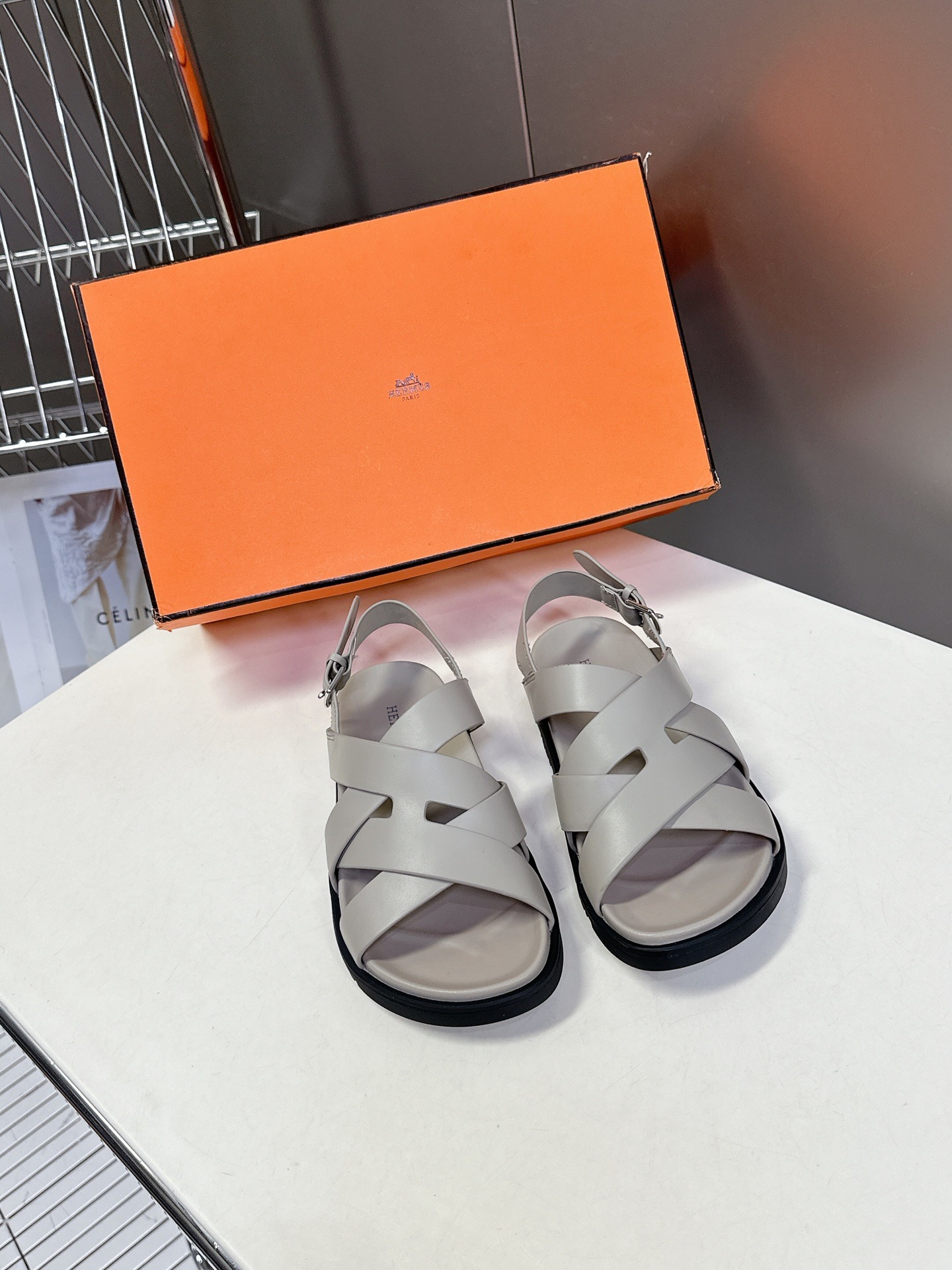 에르메스 봄여름 클래식 커플 슬리퍼