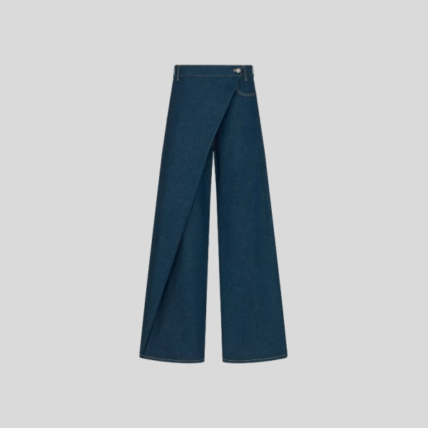 디올 플레어드 랩 진