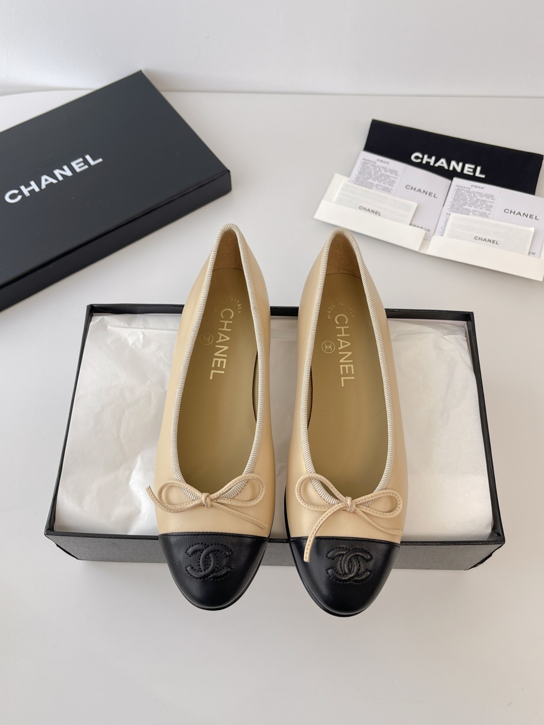 샤넬 발레리나 플랫 슈즈