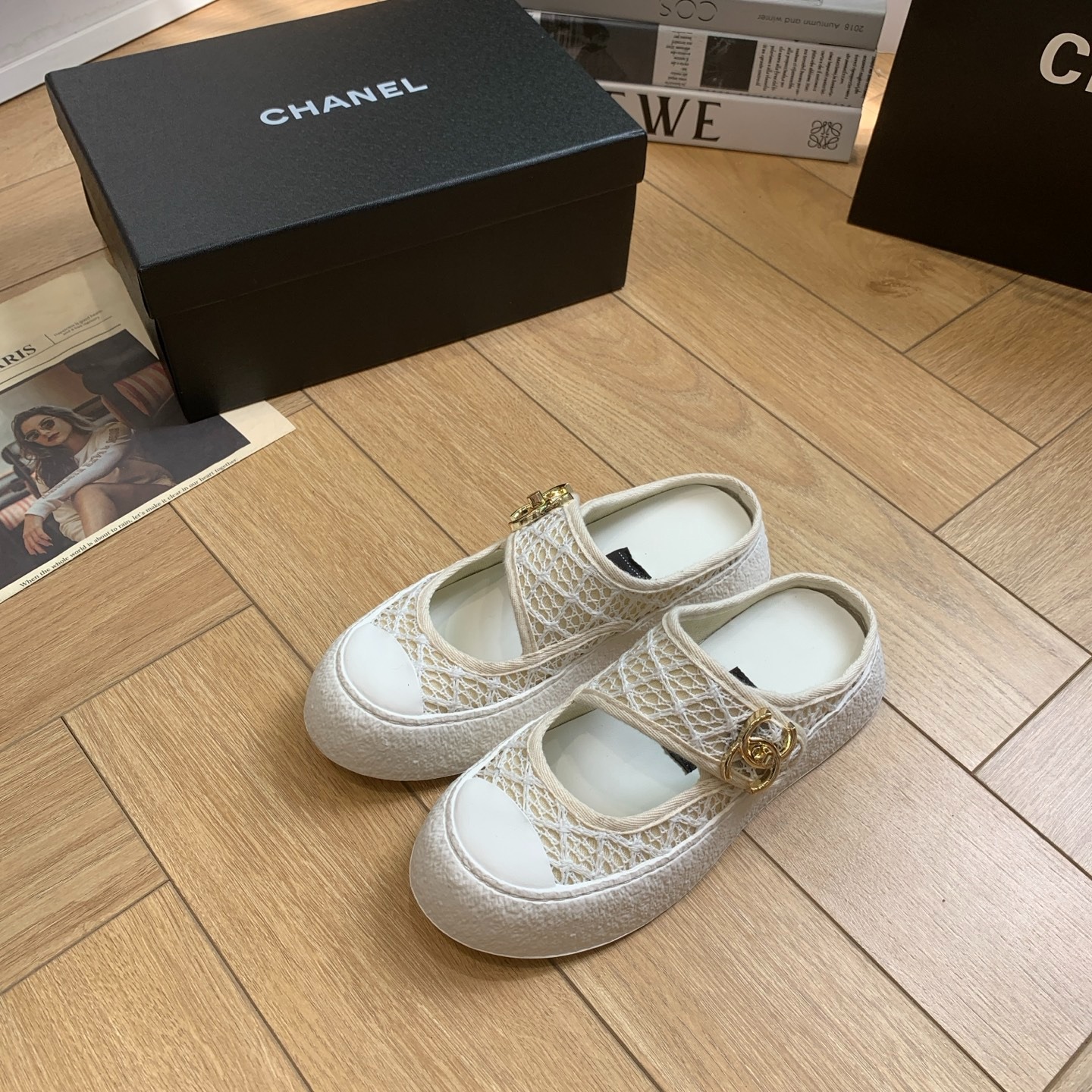 샤넬 25P 키높이 캐주얼 스니커즈 슈즈
