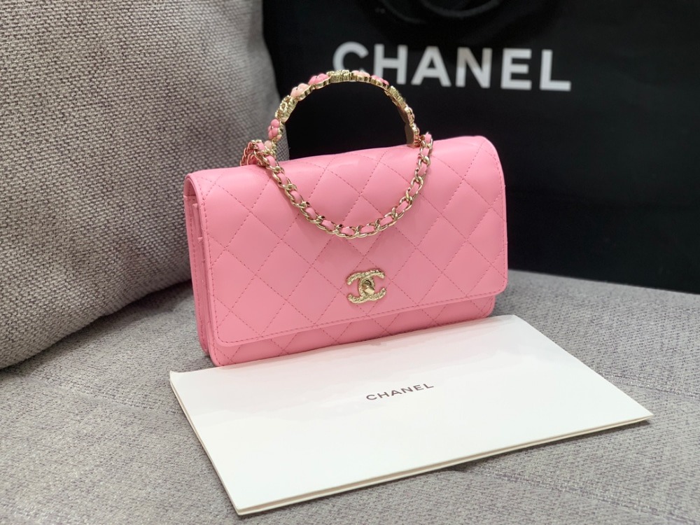 샤넬 23K 핸들장식 탑핸들 WOC - AP3574