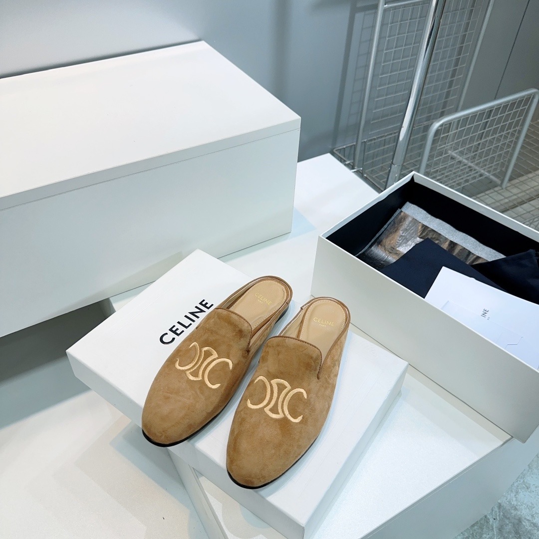 셀린느 25 봄여름 스웨이드 슬리퍼