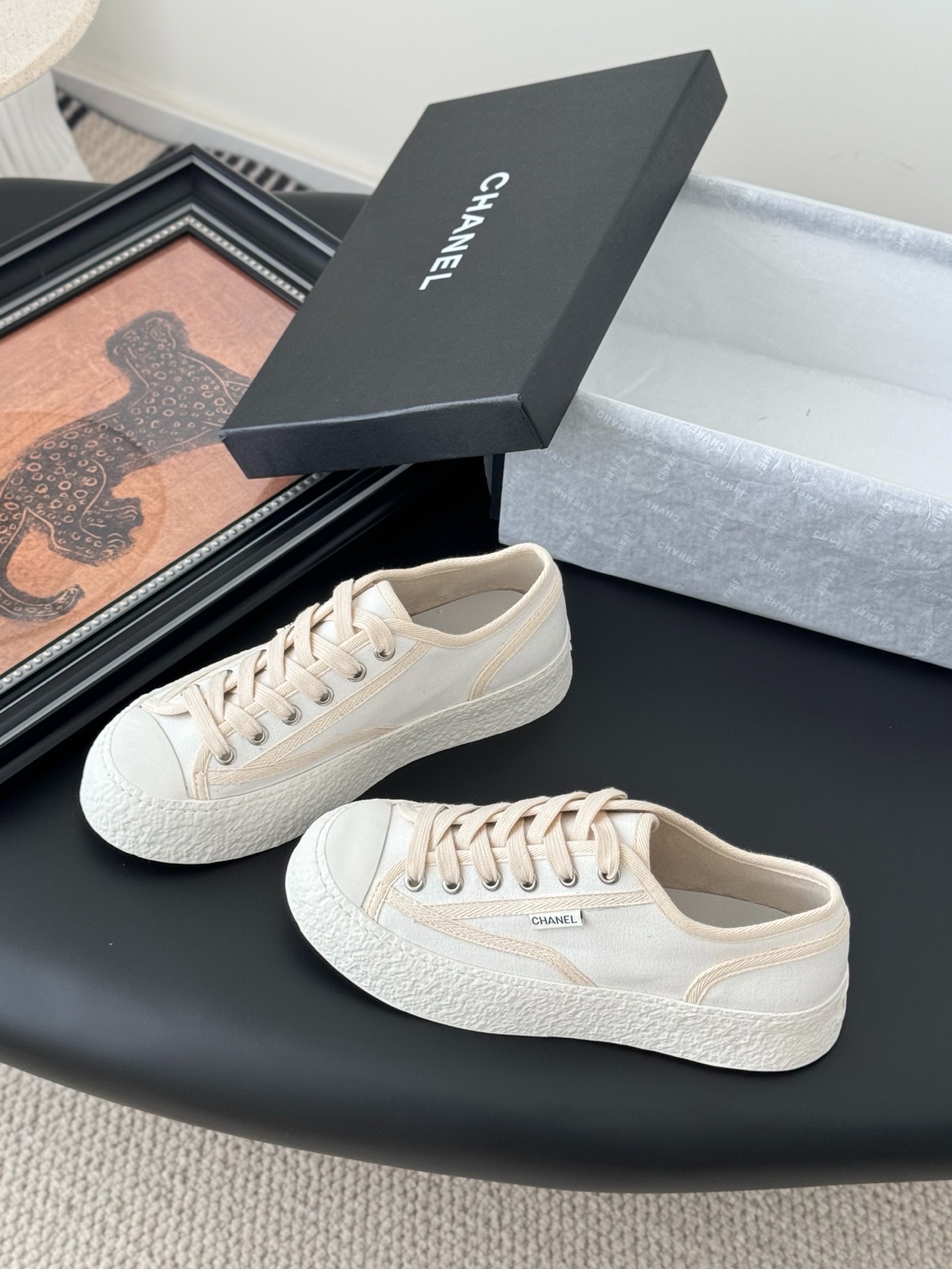 샤넬 25C 뉴타입 플랫슈즈