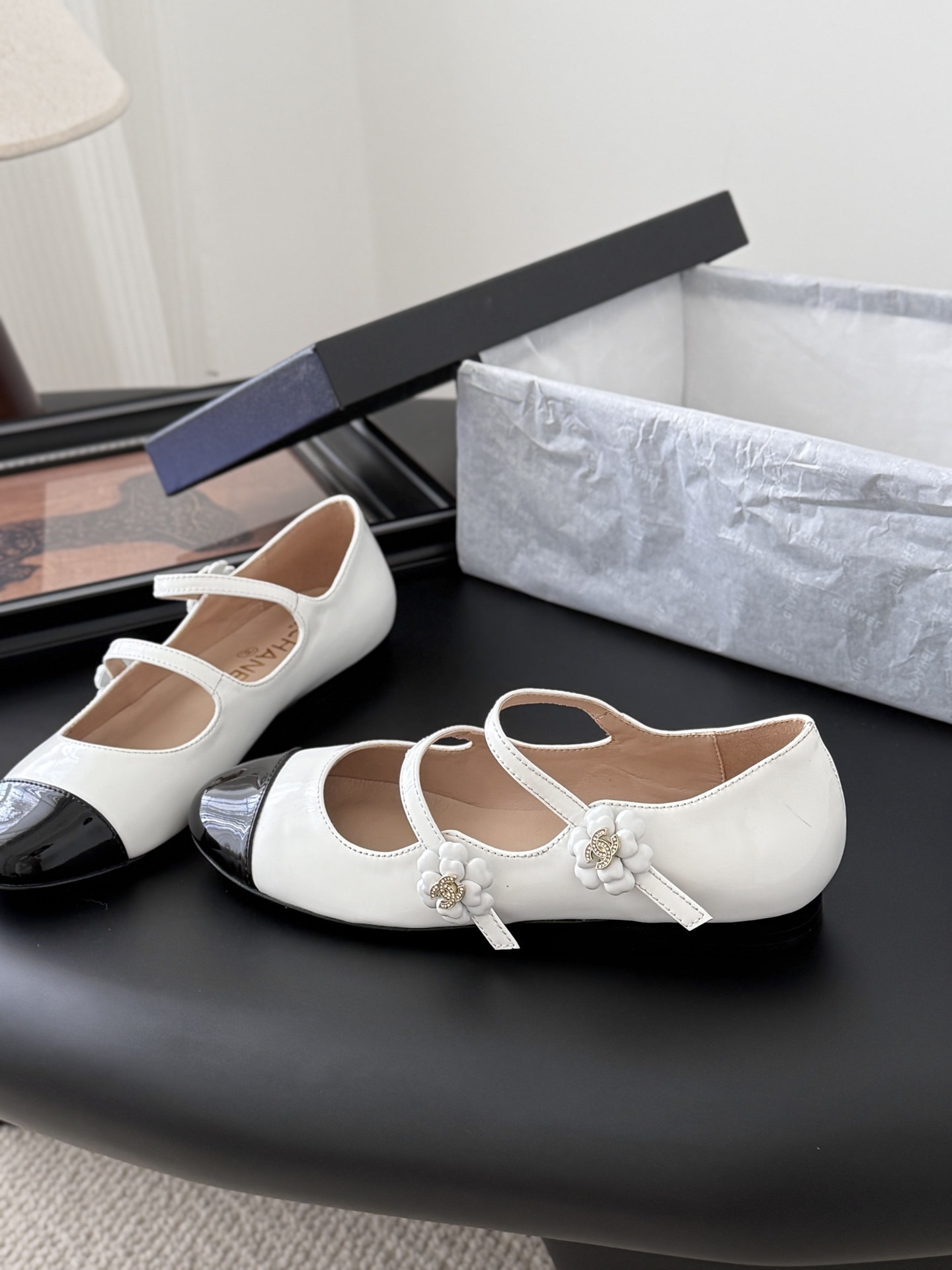 샤넬 25s 워킹 메리제인 플랫