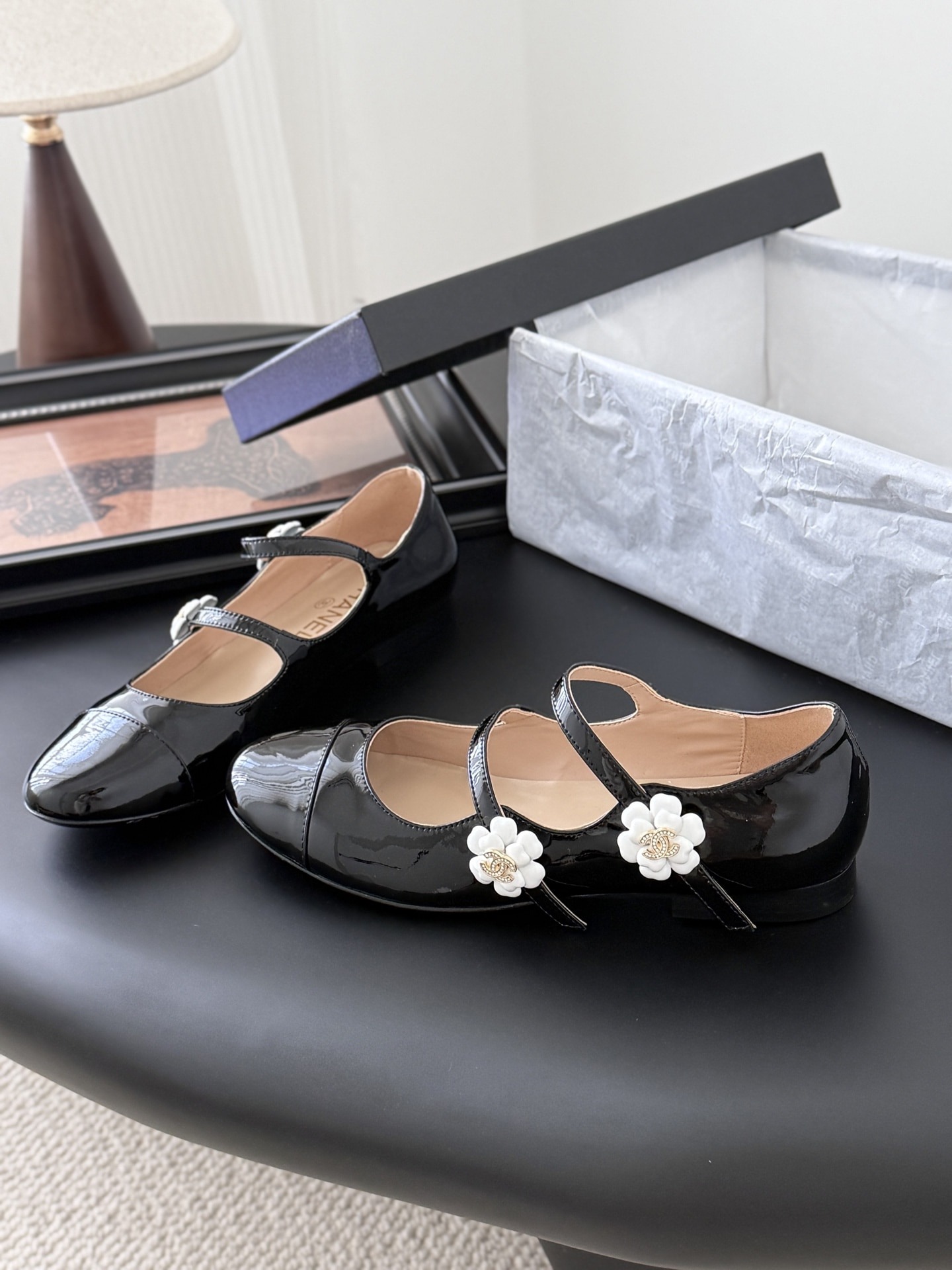 샤넬 25s 워킹 메리제인 플랫