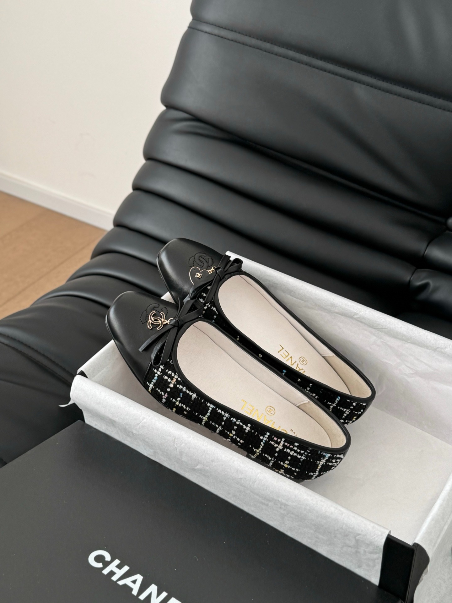 샤넬 25C 신상 발레리나 플랫 슈즈