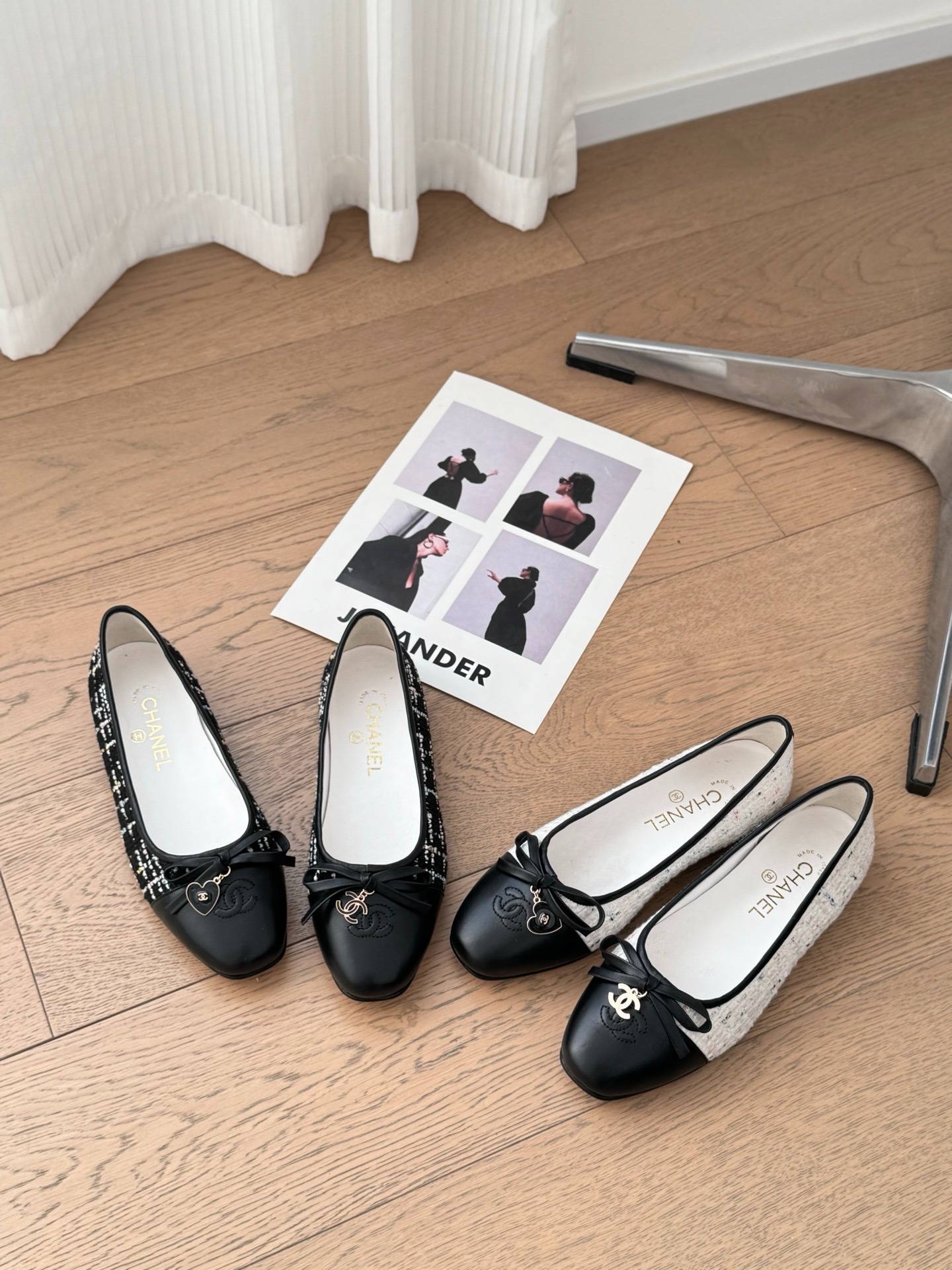 샤넬 25C 신상 발레리나 플랫 슈즈