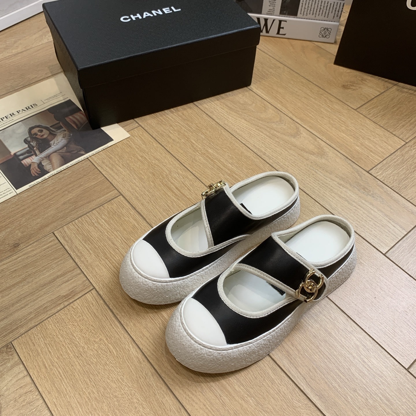 샤넬 25P 캐주얼 키높이 슈즈