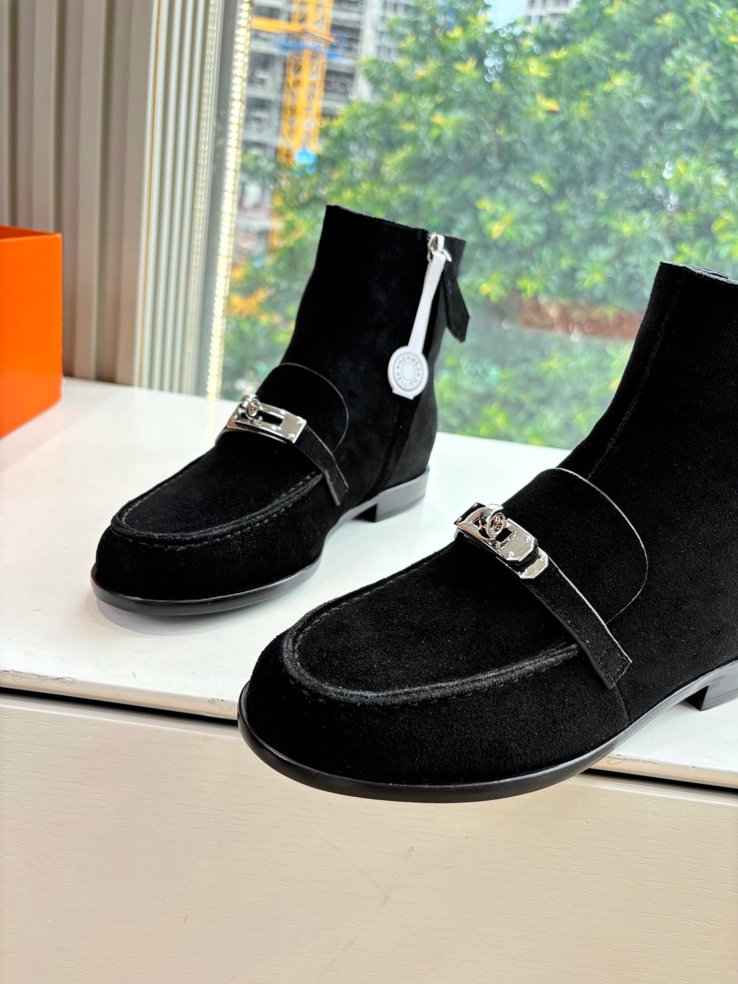 에르메스 25WF 가을 겨울 신상 켈리 버클 플랫