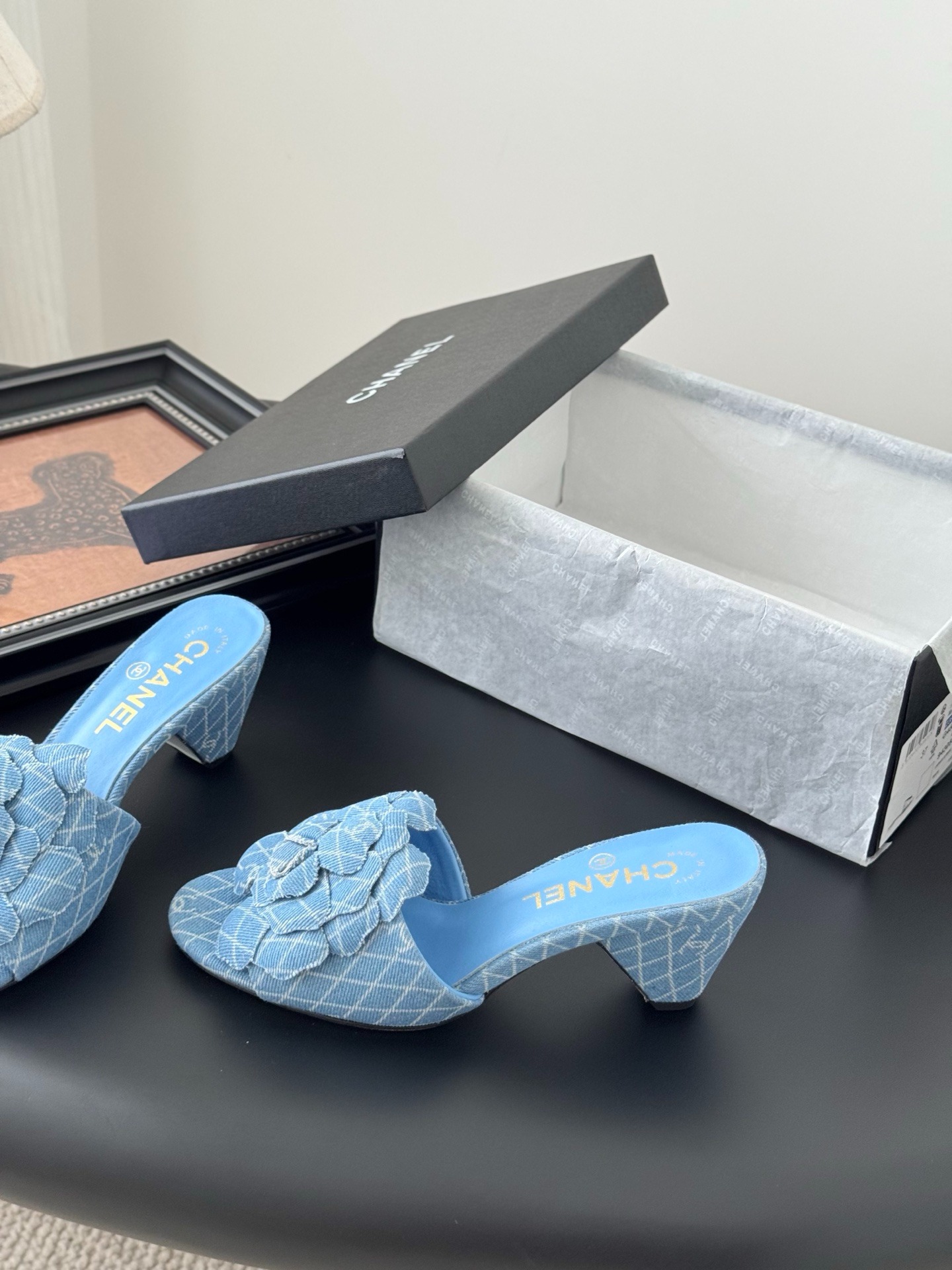 샤넬 25P 신상 동백 슬리퍼