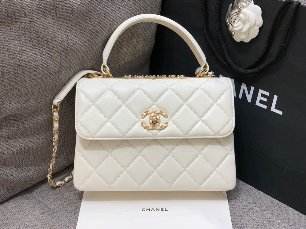 샤넬 24C 트렌드 CC 탑핸들 플랩 백 