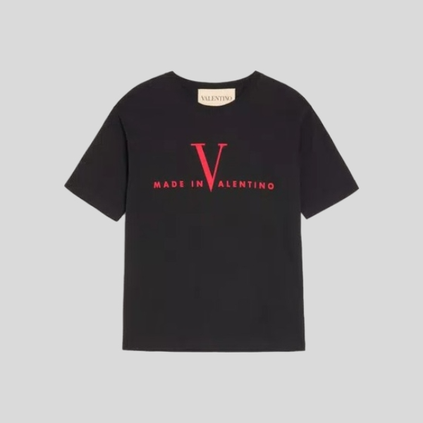 발렌티노 'Made In Valentino' 프린트 코튼 티셔츠