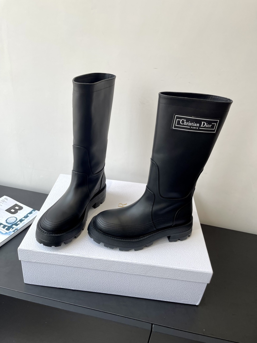 디올 25ss 가을/겨울 신상 블록 부츠