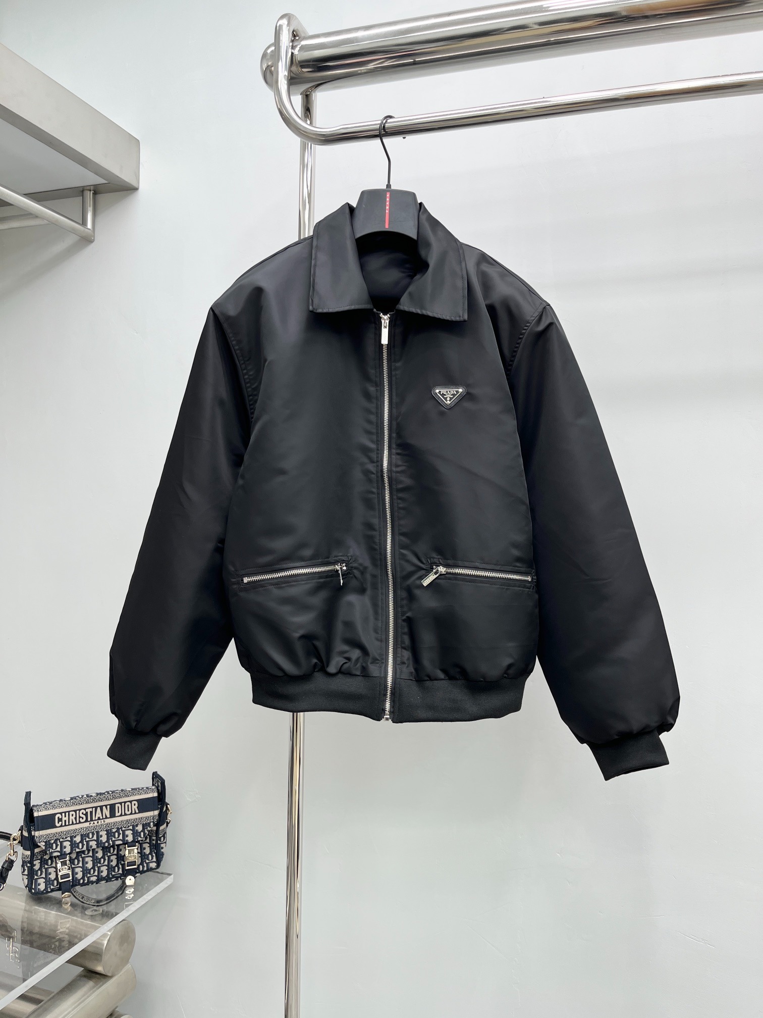 프라다 25ss 신상 나일론 파일럿 점퍼