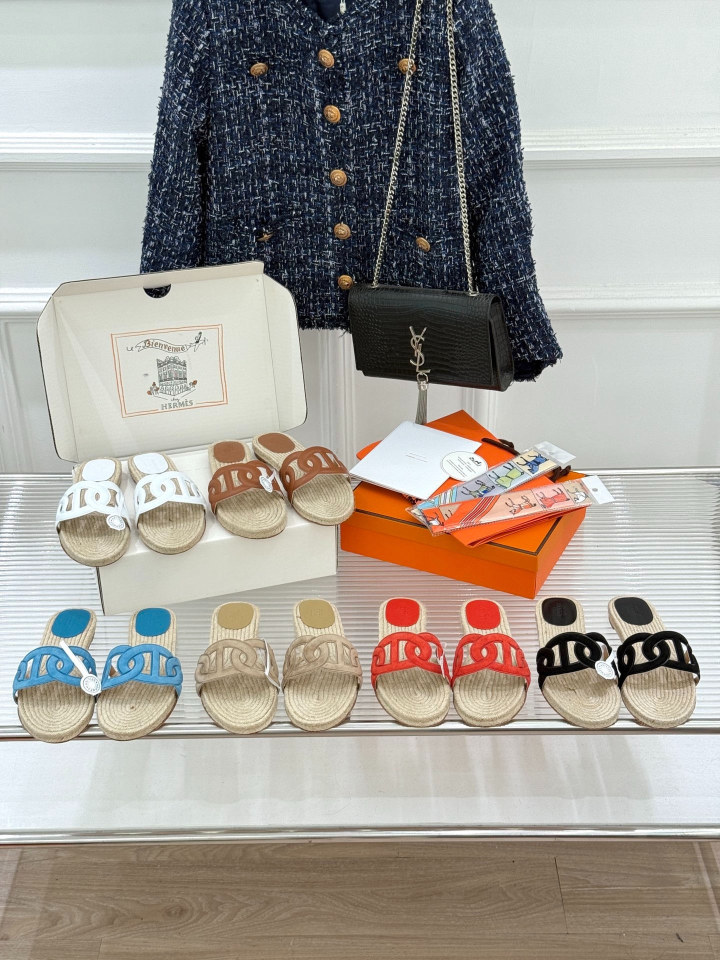 에르메스 클래식 슬리퍼