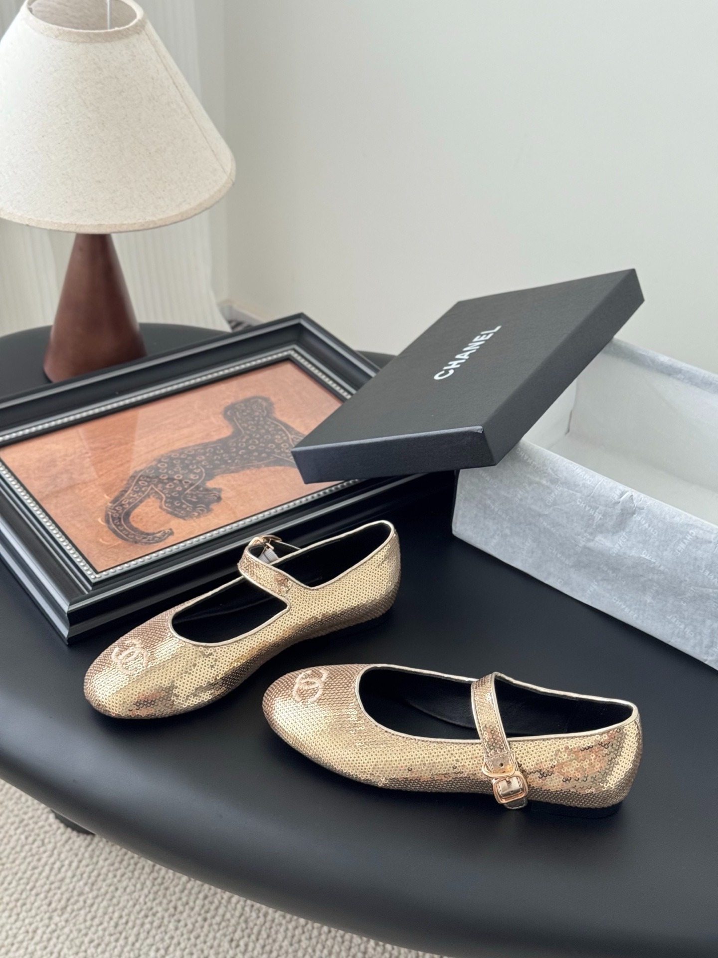 샤넬 25s 워킹 메리제인 플랫