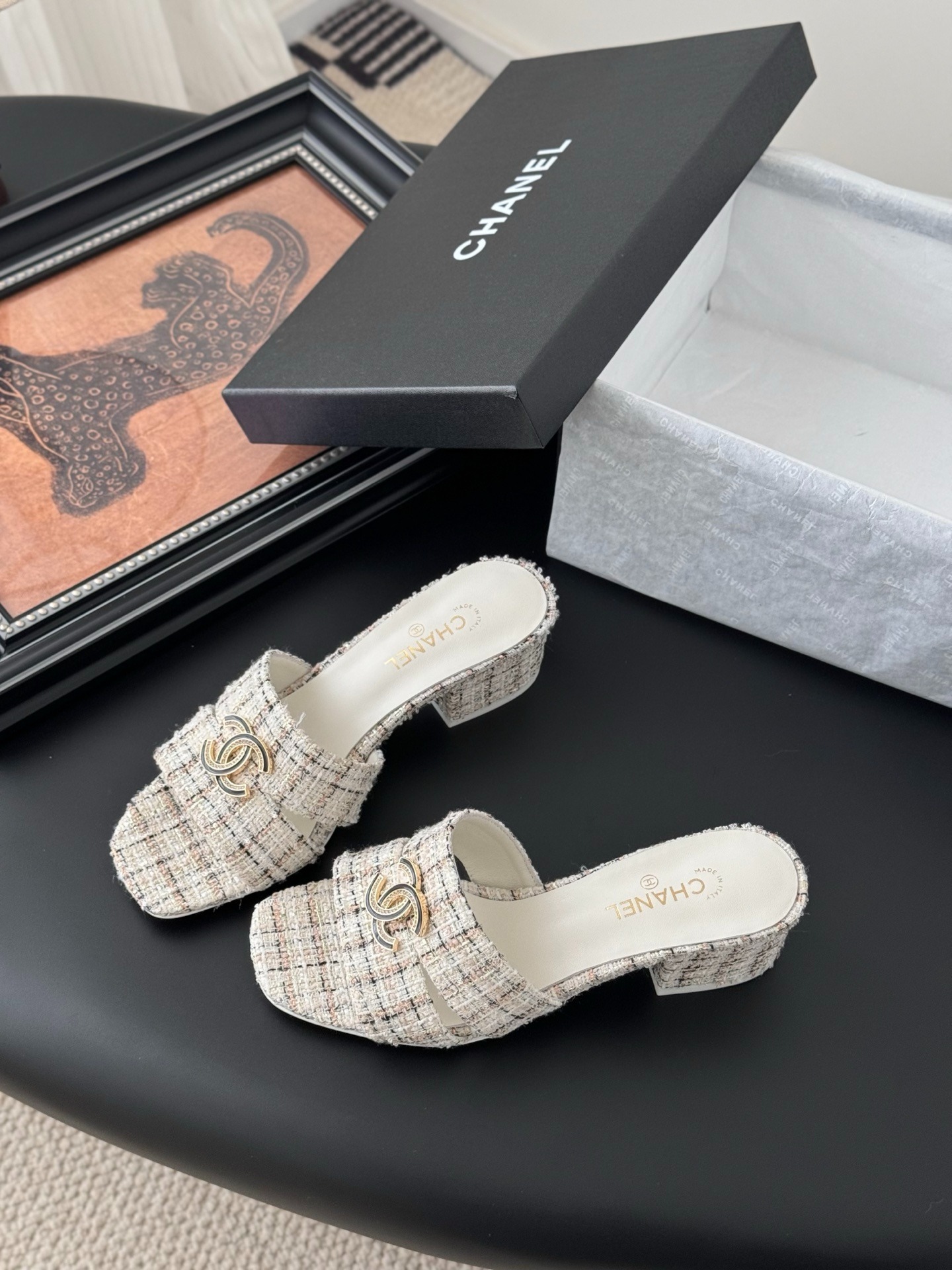 샤넬 25C 봄신상 메리제인 슬리퍼