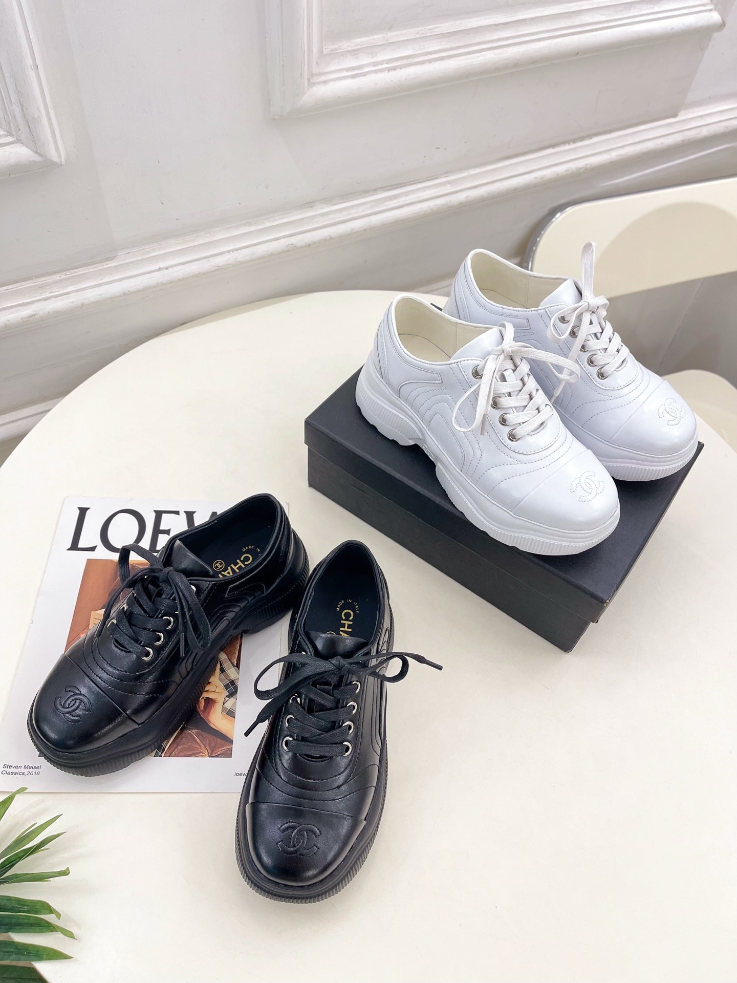 샤넬25 신상 통굽 스니커즈