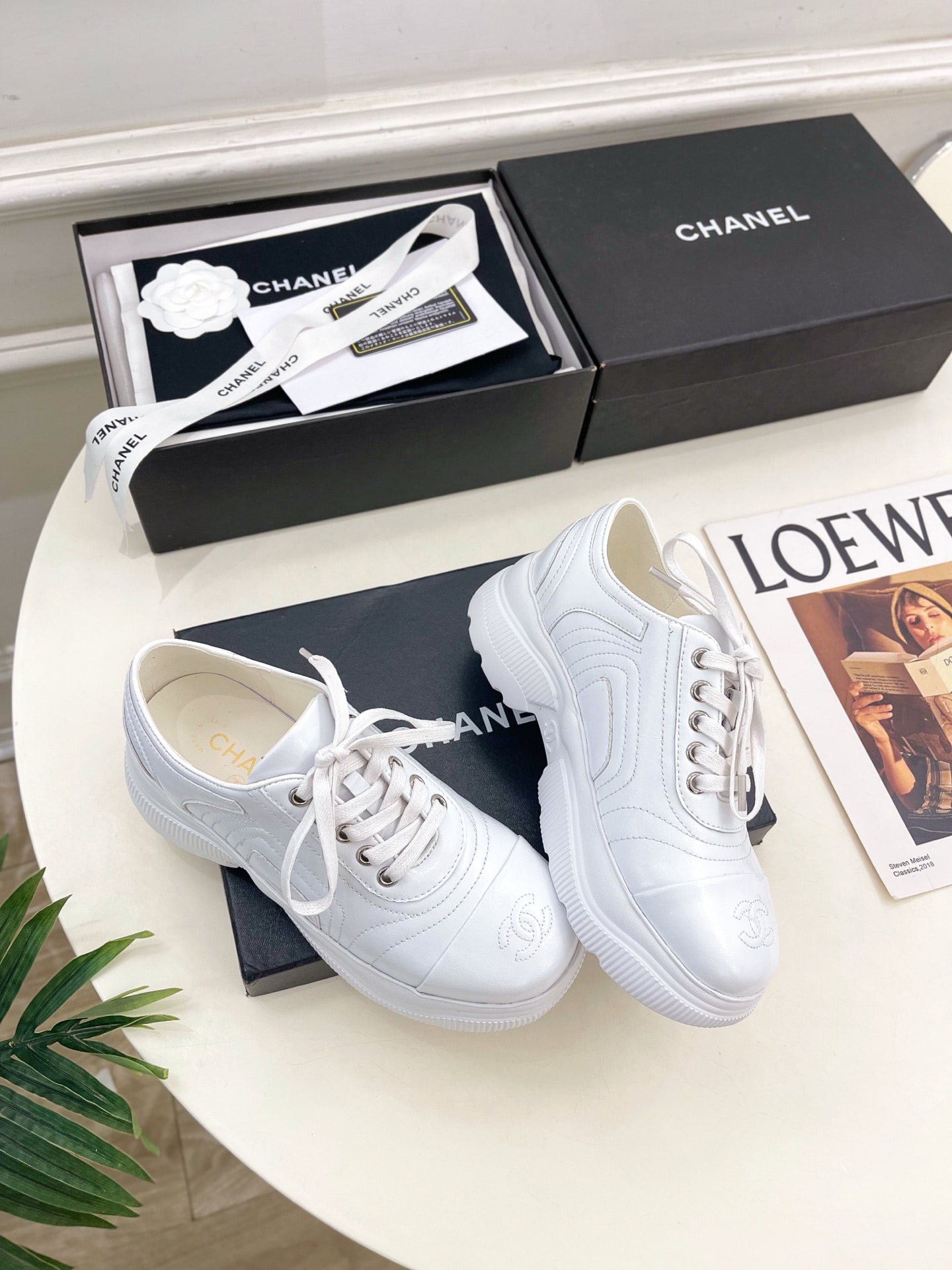 샤넬25 신상 통굽 스니커즈