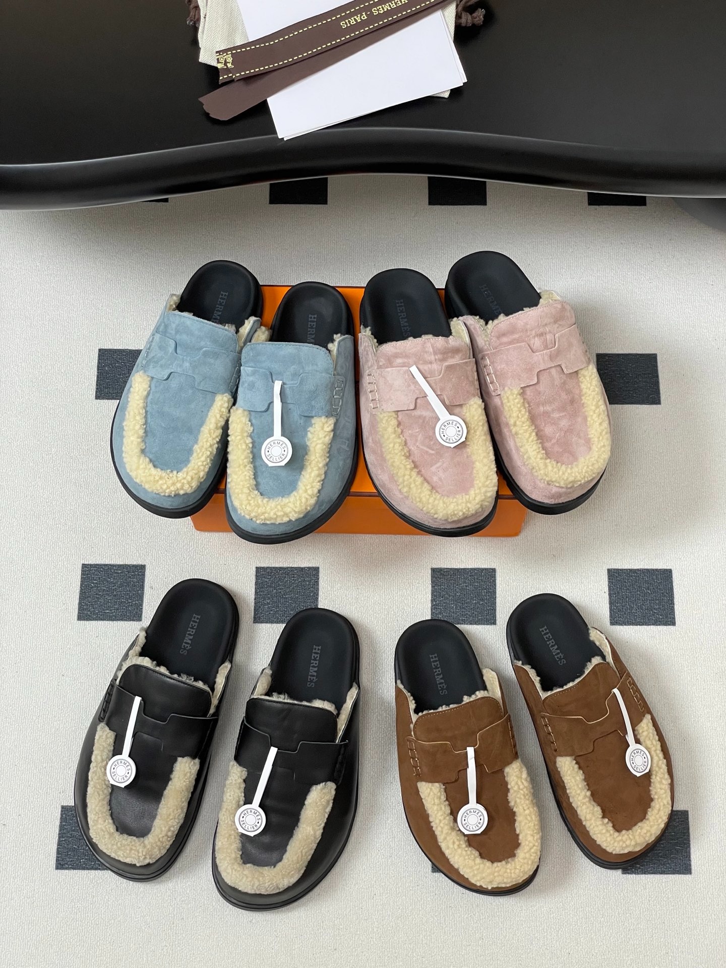 에르메스 오리지널 슬립온 버켄털 슬리퍼