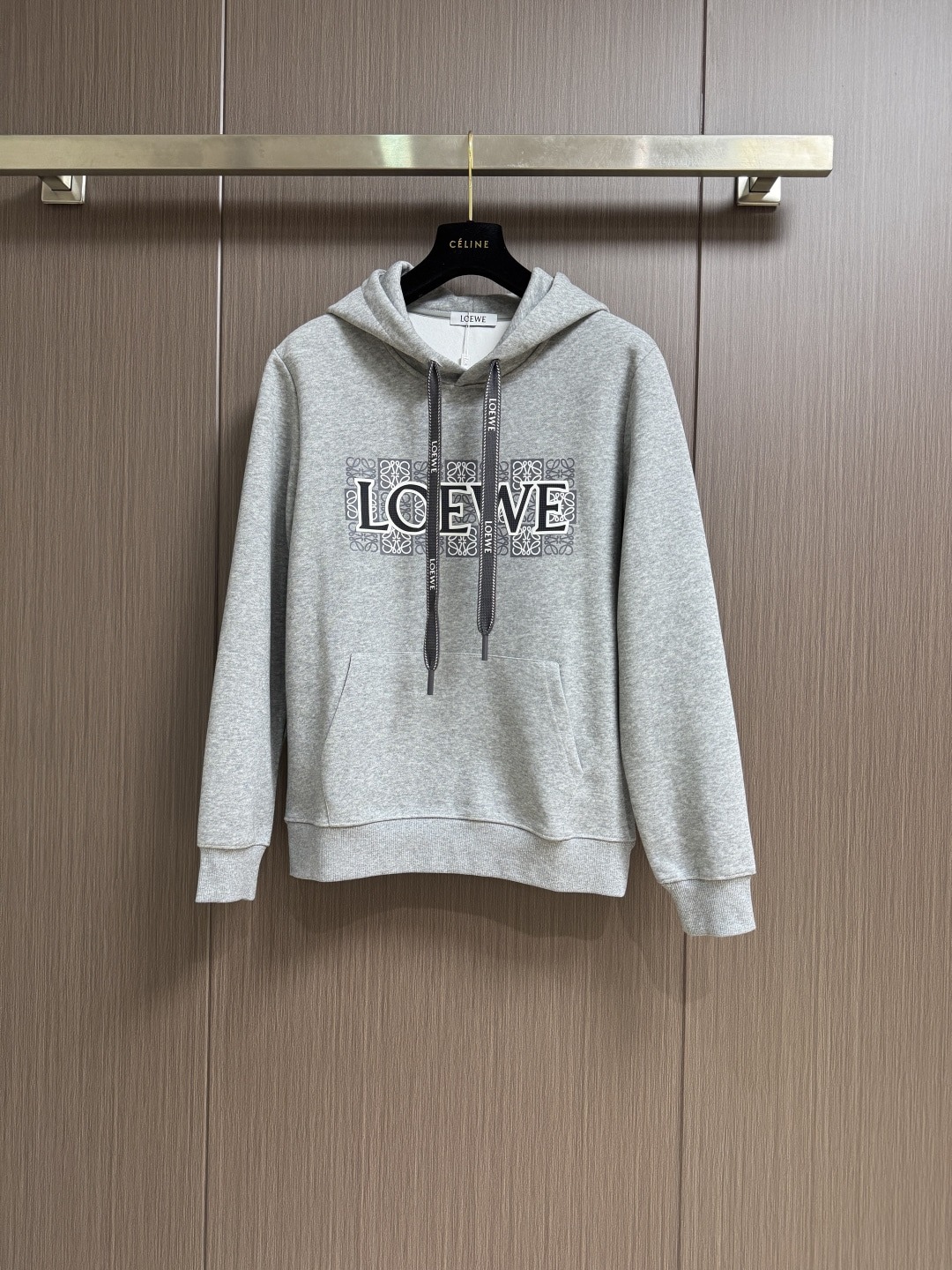 로에베 프린트 후드티