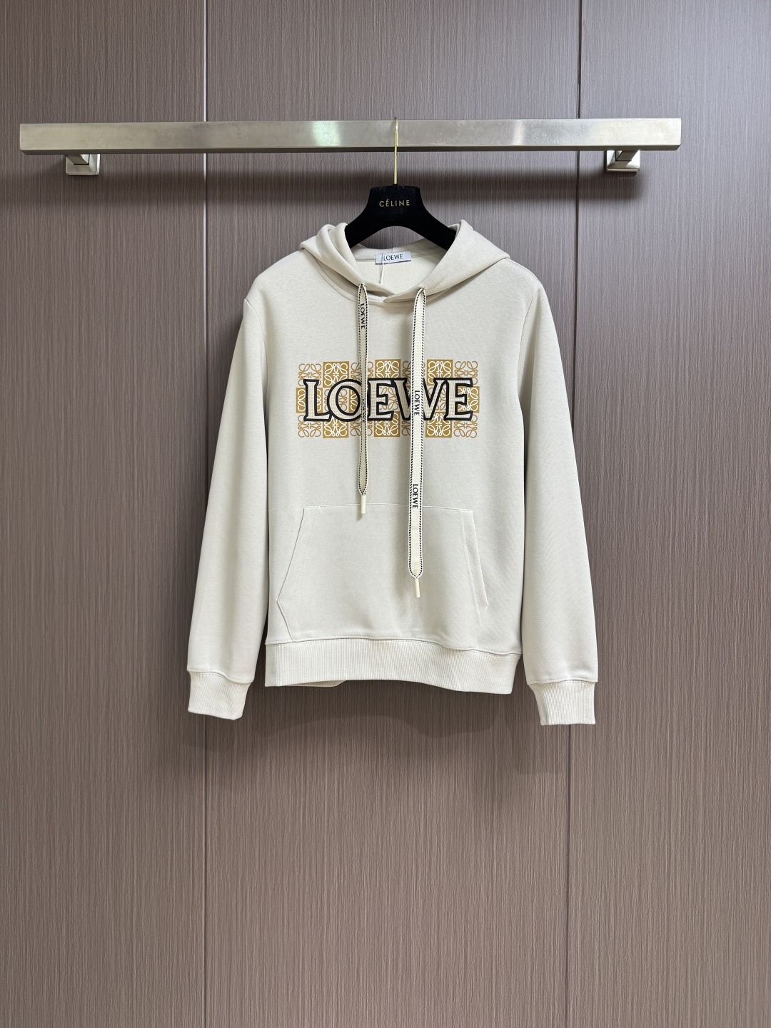 로에베 프린트 후드티