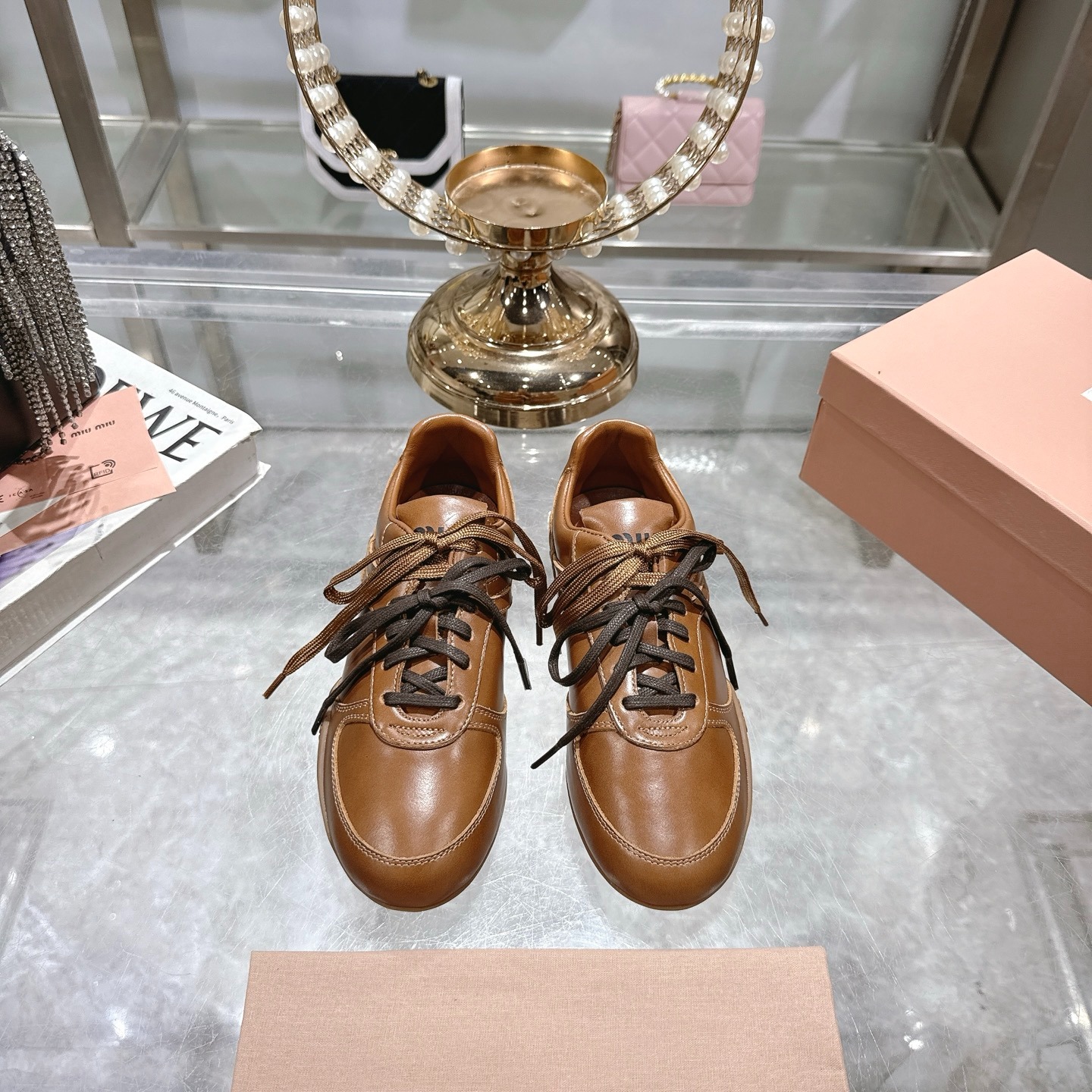 미우미우 25ss 신상 워커 스니커즈