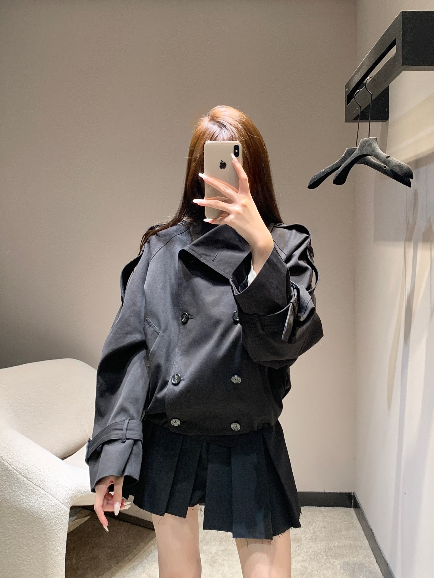 아크네 스튜디오 25Fw 신상 쇼트 트렌치