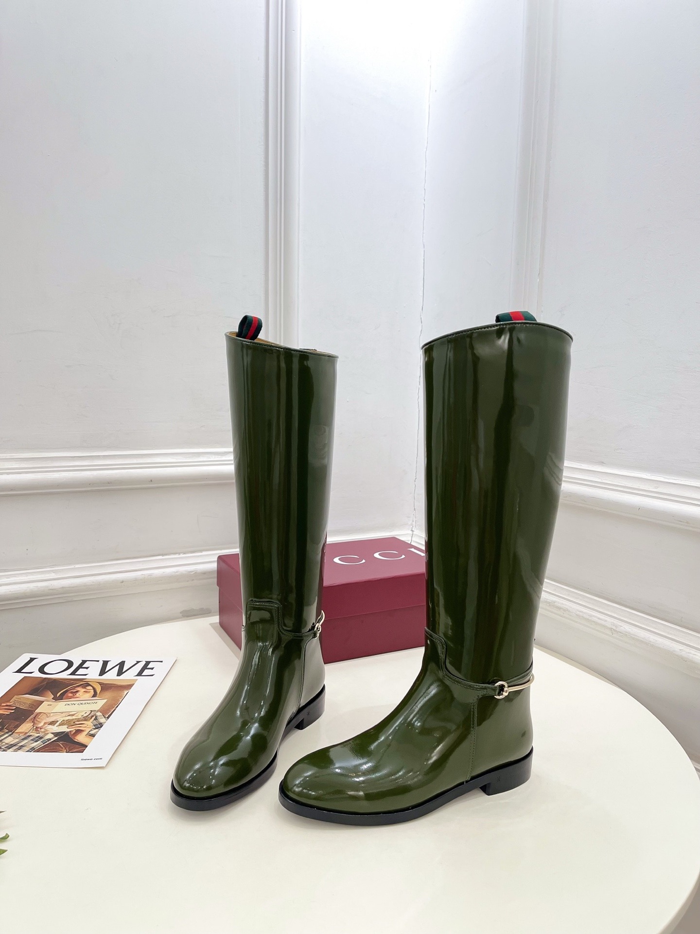 구찌 25?신상 클래식 버클 롱부츠