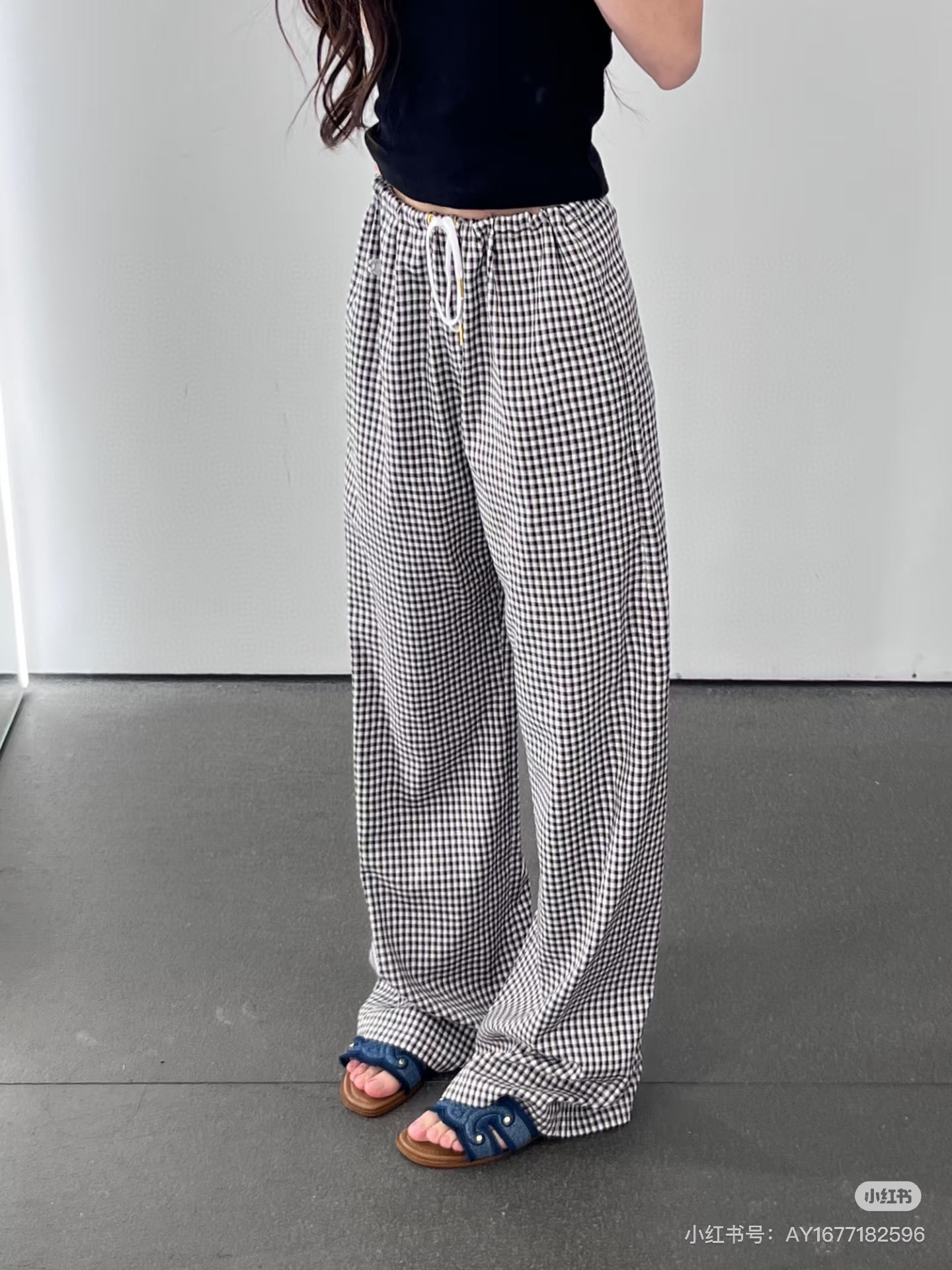 셀린느 25 신상 체크 바지