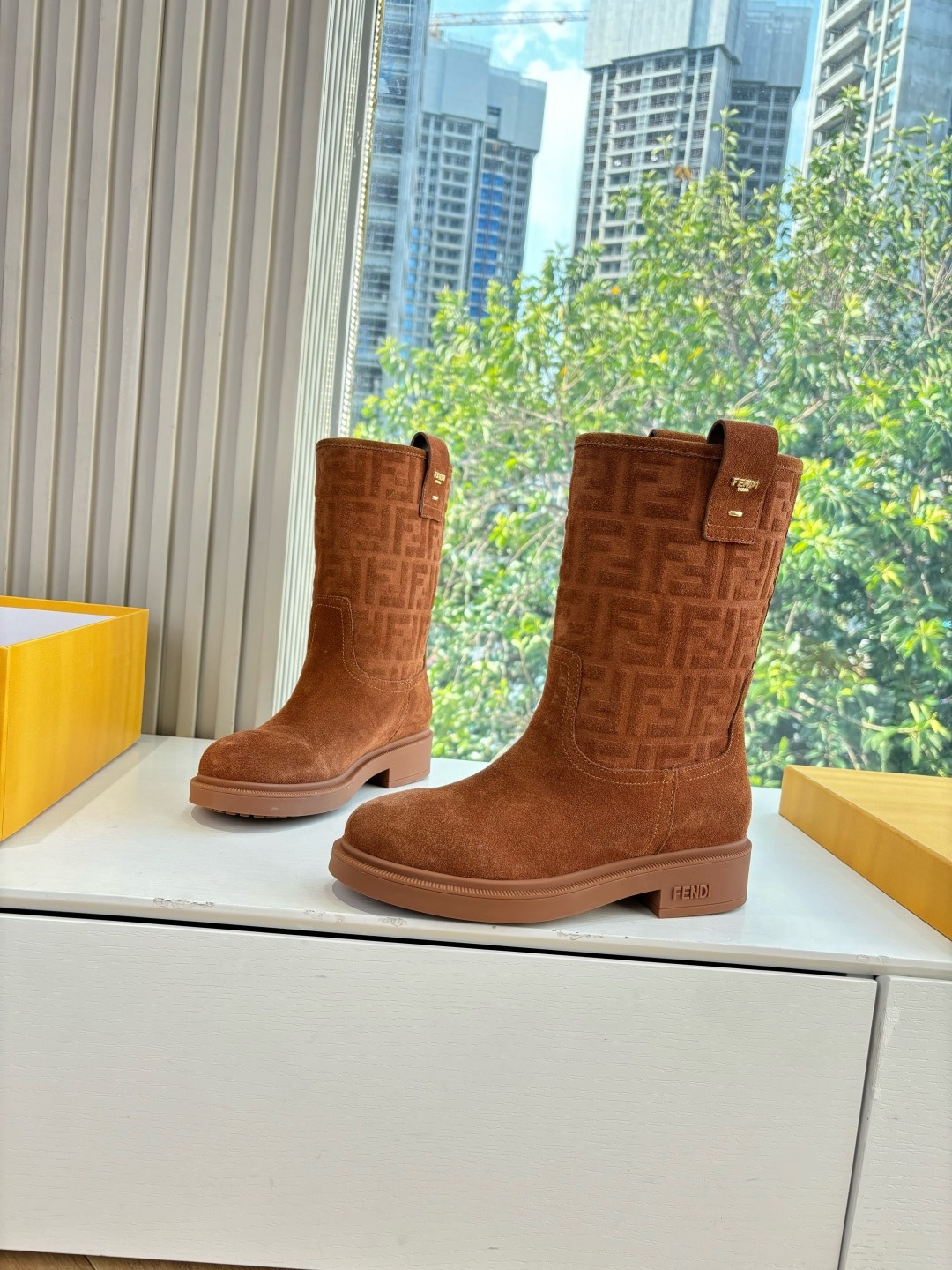 펜디25 신상 앵클 부츠