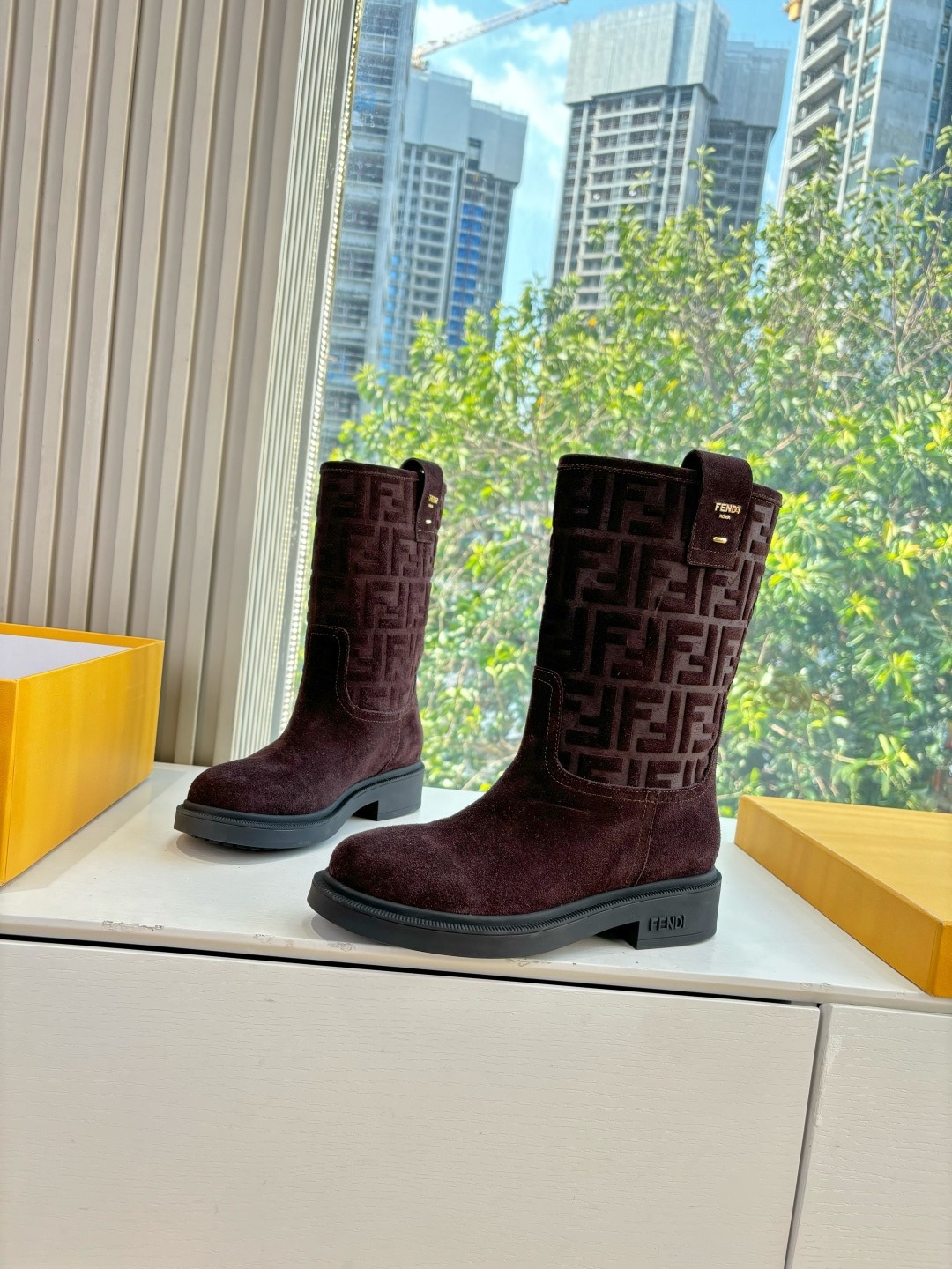 펜디25 신상 앵클 부츠