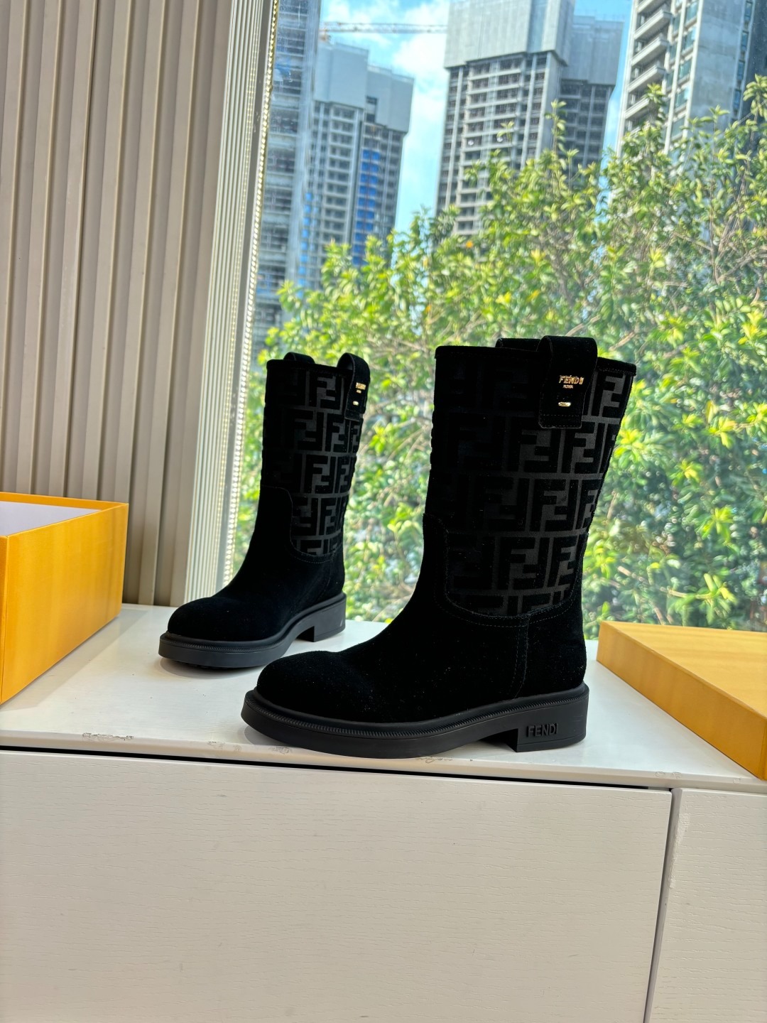 펜디25 신상 앵클 부츠