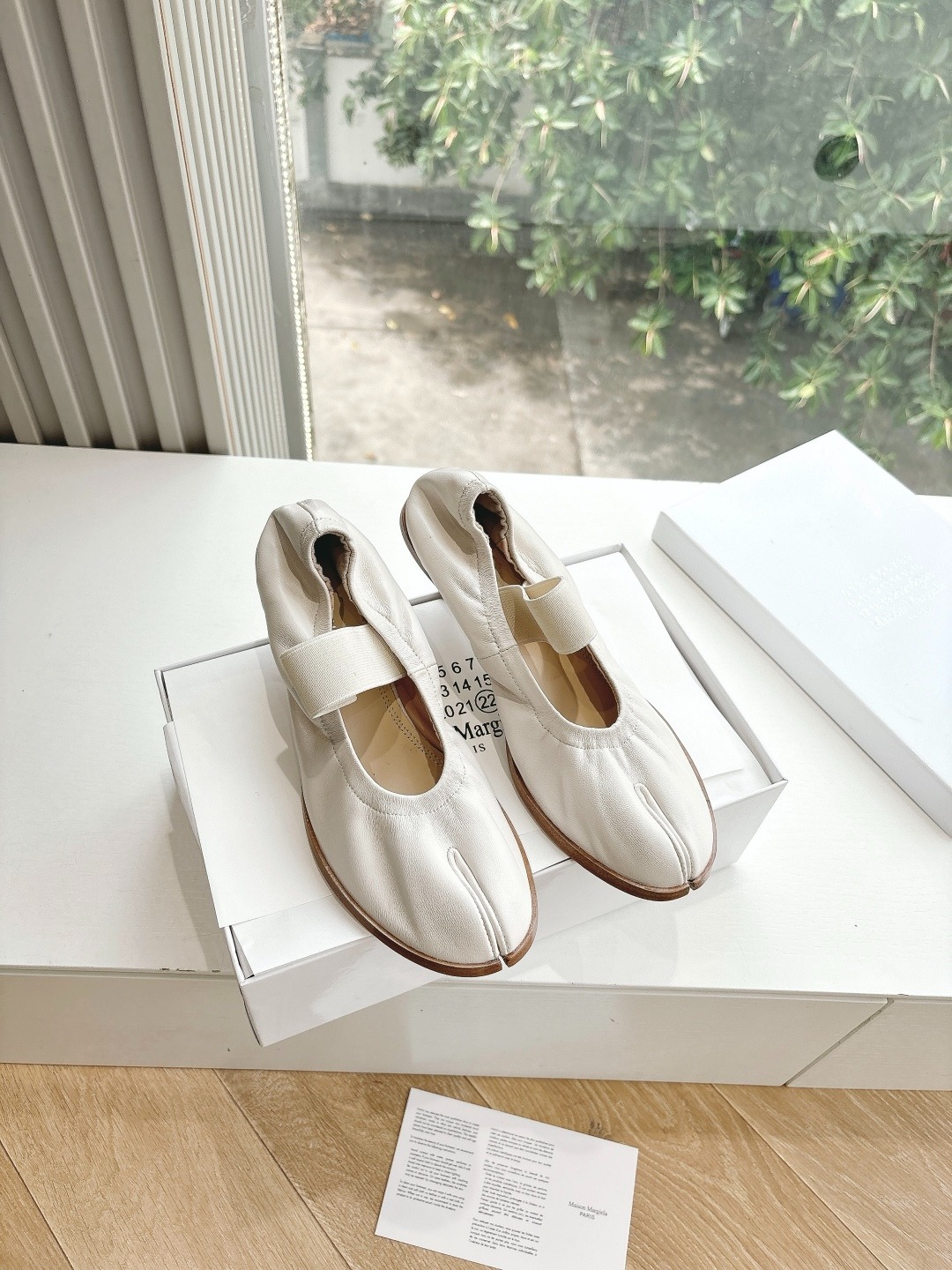메종마르지엘라 발레리노 메리제인 플랫 슈즈