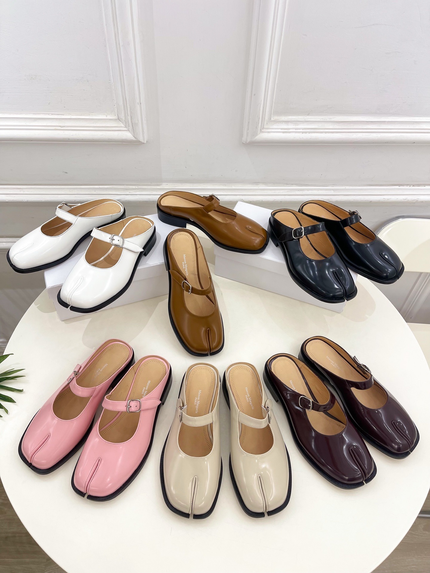 메종마르지엘라 25 신상 빈티지 메리제인 쪼리