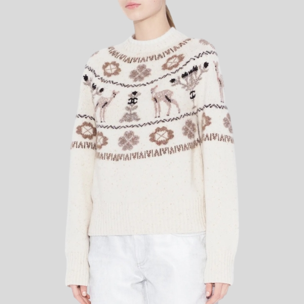 샤넬 스키 컬렉션 스웨터