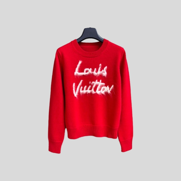 루이비통 플리스 로고 스웨터