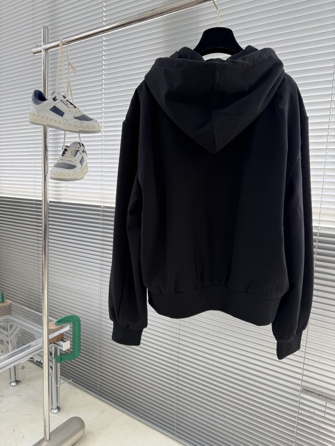 루이비통 코튼 울 집업 코트