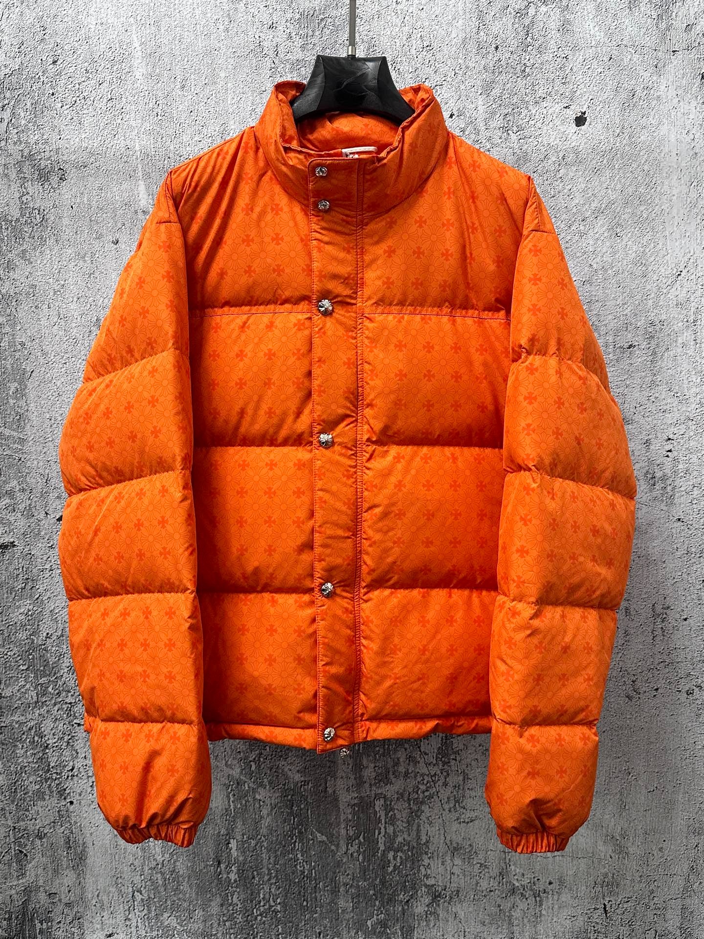 크롬하츠 자카드 다운 패딩