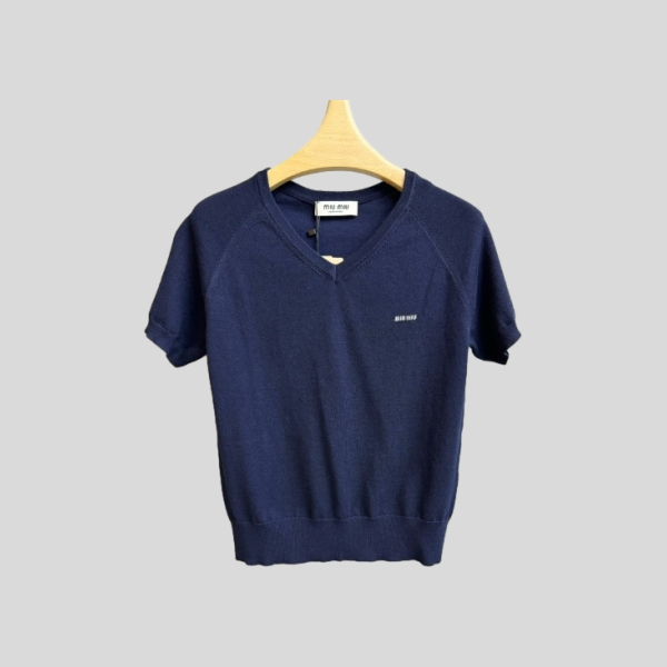 미우미우 울 니트 반팔