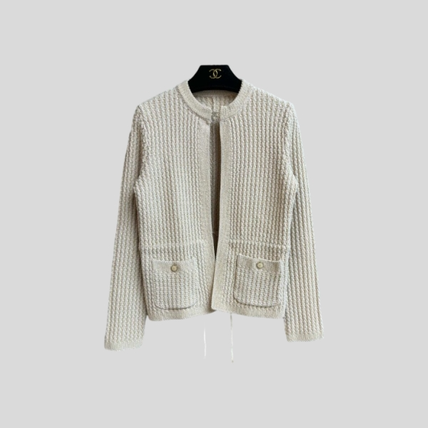 샤넬 드로스트링 가디건