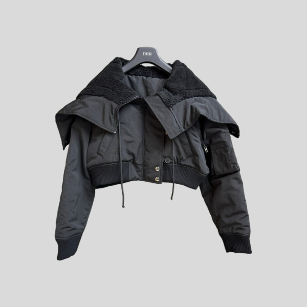 디올 숄 칼라 숏 자켓